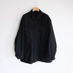 Cotton Wool Miritary Blouson -ジャケット-（Black / ブラック）