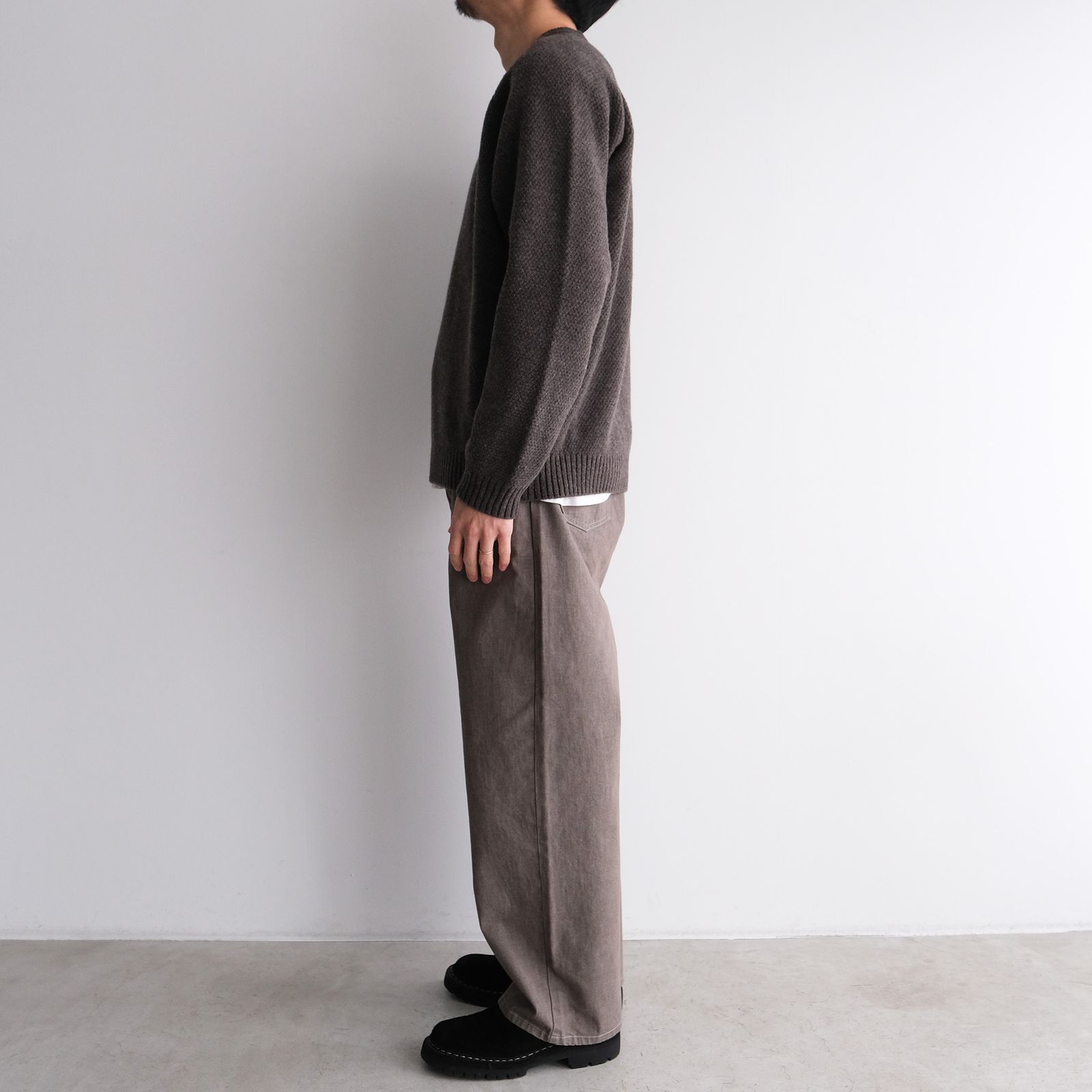 10.5oz BAGGY DENIM -デニム-（Gray / グレー）