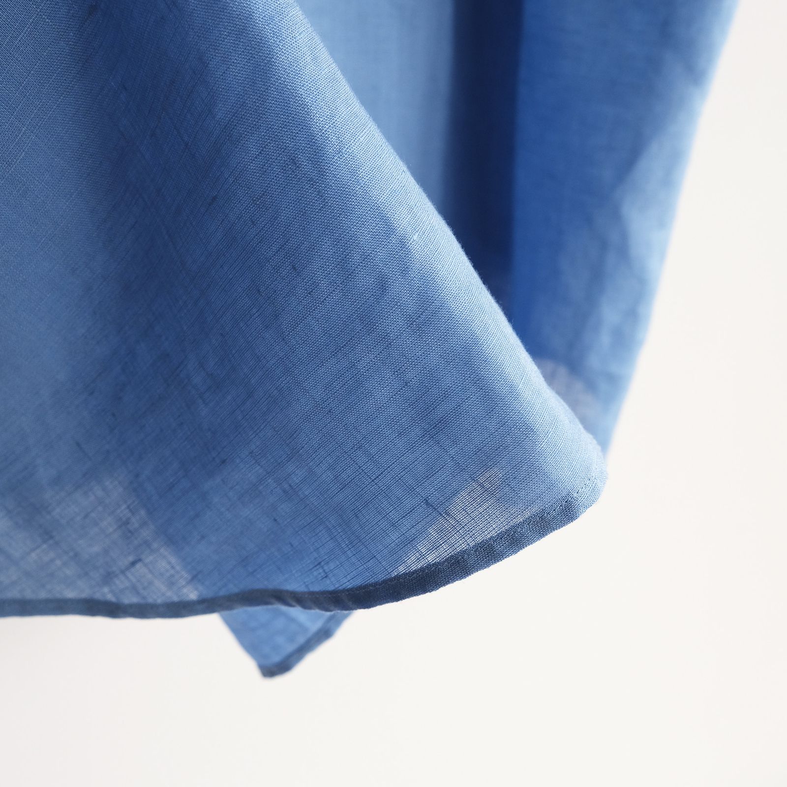 Linen L/S Oversized Regular Collar Shirt -シャツ-（Blue / ブルー）GM262-50039B
