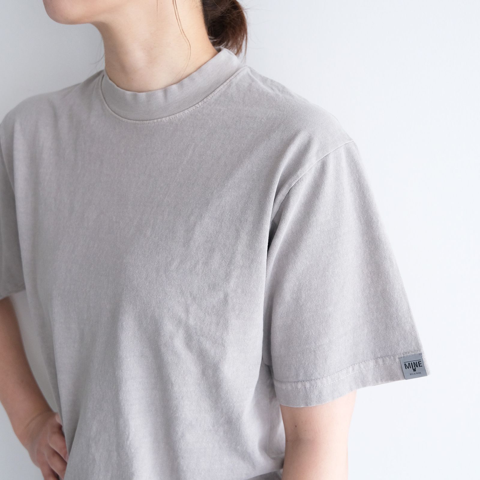 Pigment Duct Silver S/S -Tシャツ-（PD DT Silver / ピグメントダクトテープシルバー）
