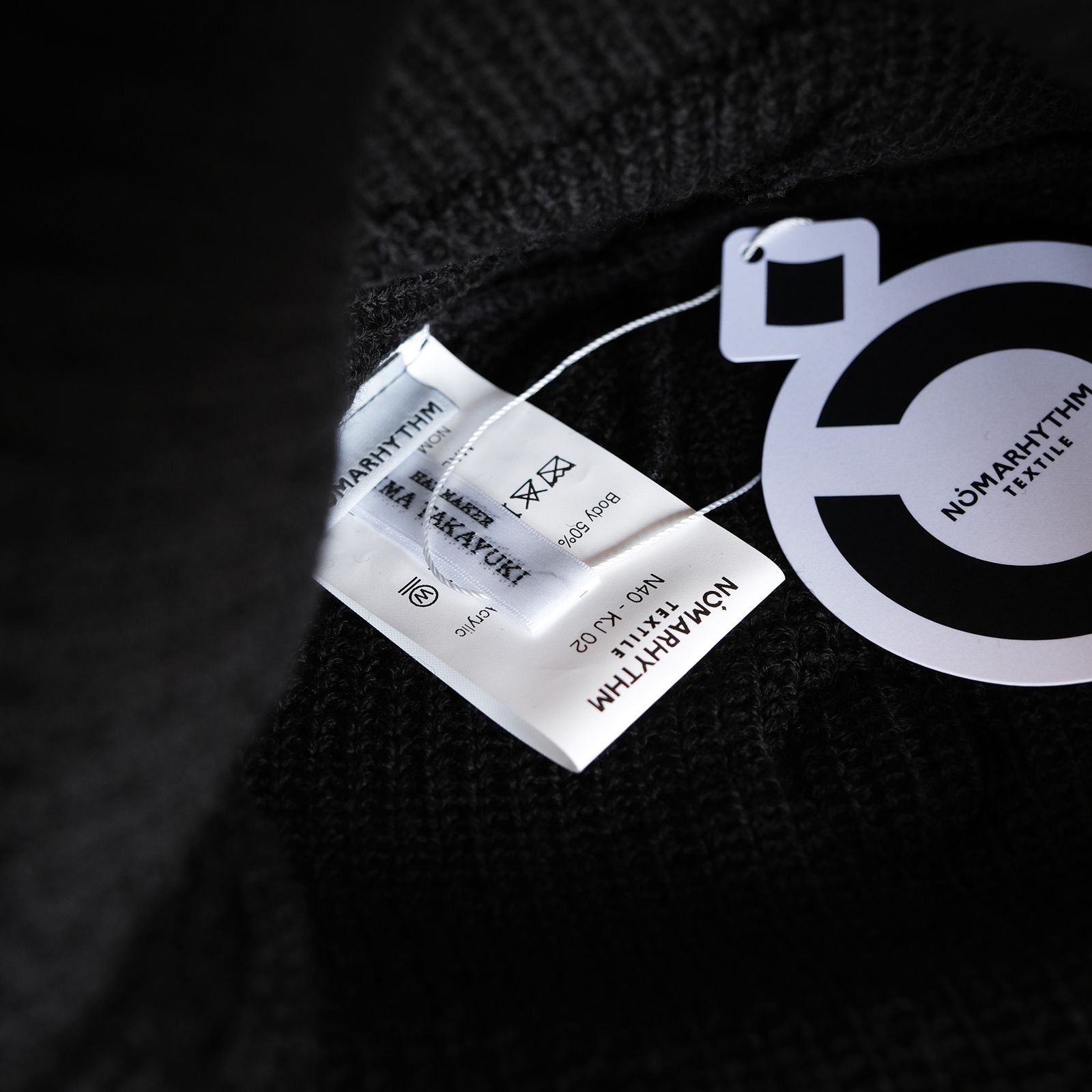 Roll Knit Beanie -ビーニー-（Black / ブラック）