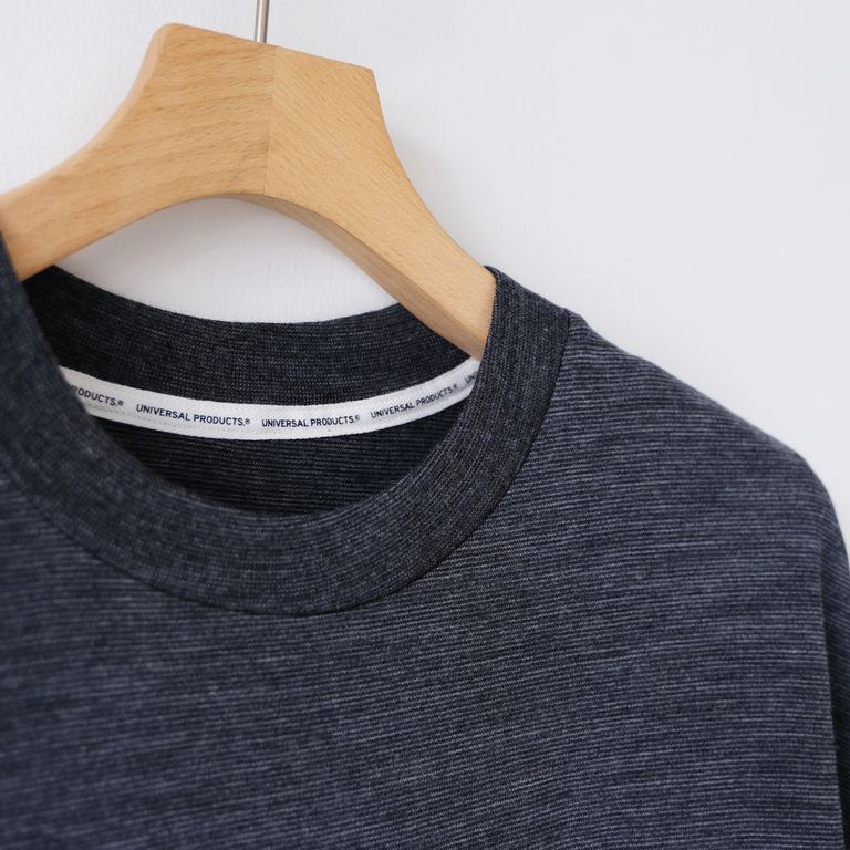 UNIVERSAL PRODUCTS - Wool S/S T-Shirt -Tシャツ-（Charcoal Gray 