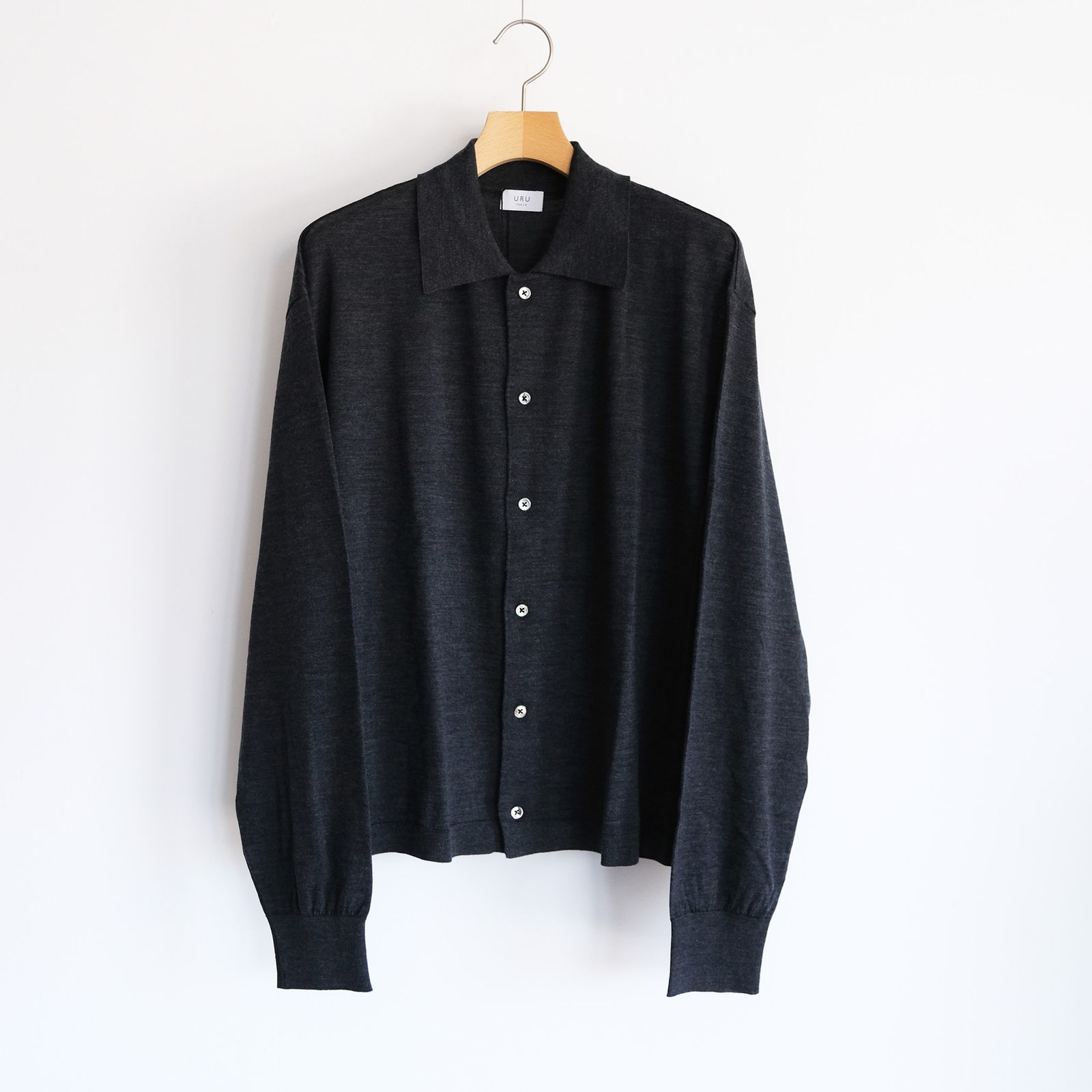 Knit Cardigan -ニット-（Charcoal / チャコール）