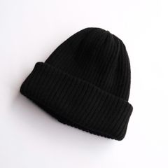 Cashmere Knit -ニットキャップ-（Black / ブラック）