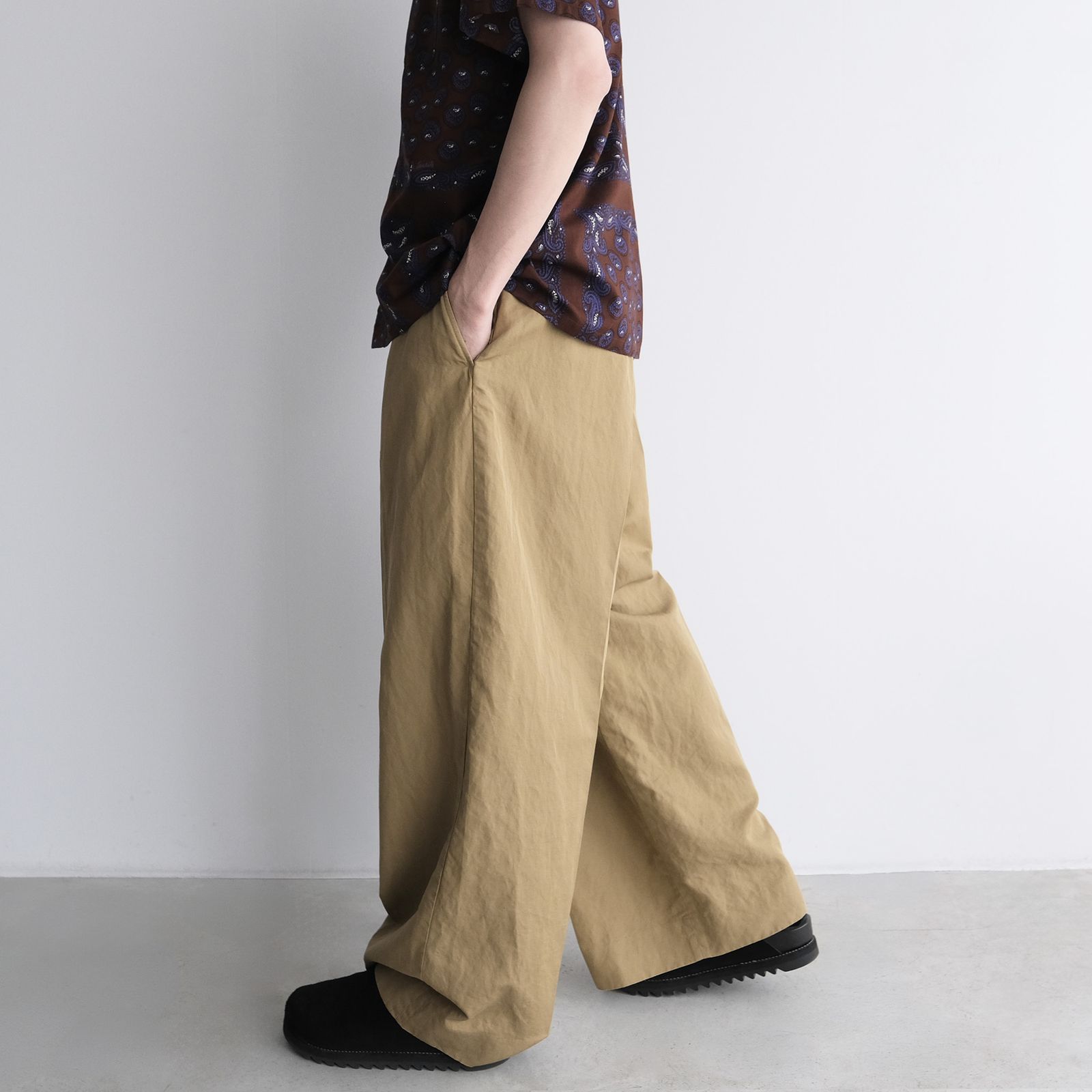 Cotton Washer Chino Pants -パンツ-（Beige / ベージュ）
