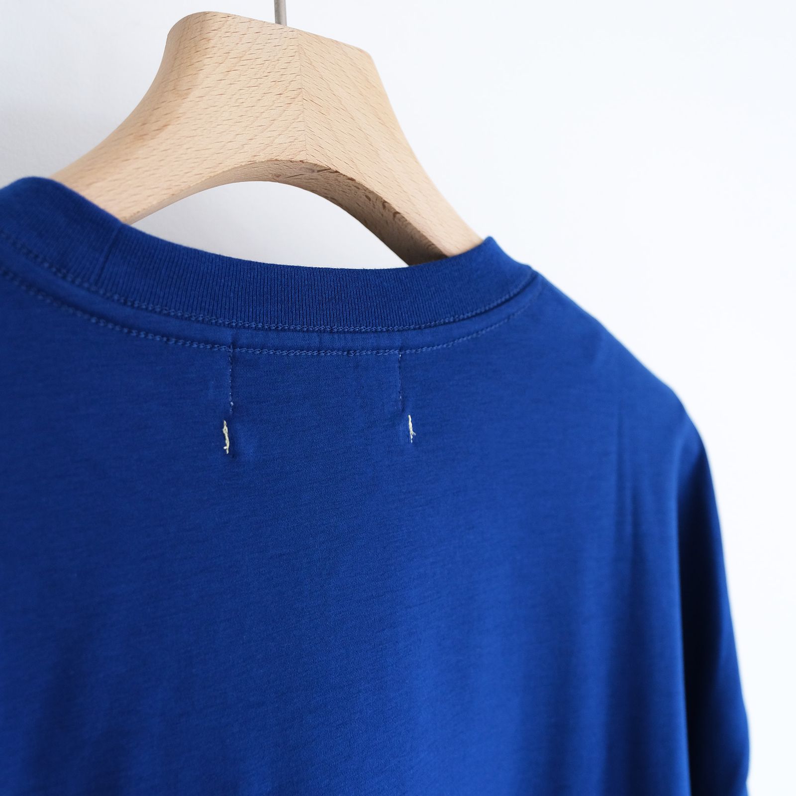 Brushed Mockrody Crew Neck L/S Tee -Tシャツ-（Blue / ブルー）