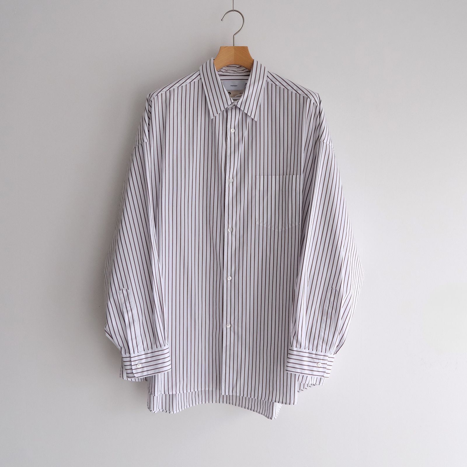 Graphpaper ストライプ 長袖シャツ　即購入可 Graphpaper ストライプ 長袖シャツ 即購入可 2025年最新】Graphpaper