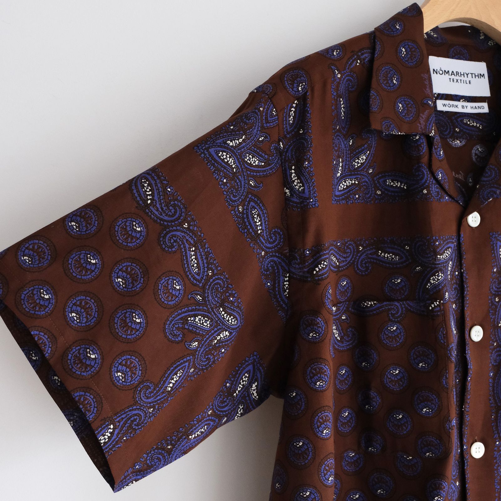 Paisley Summer Shirt -シャツ-（Brown / ブラウン）
