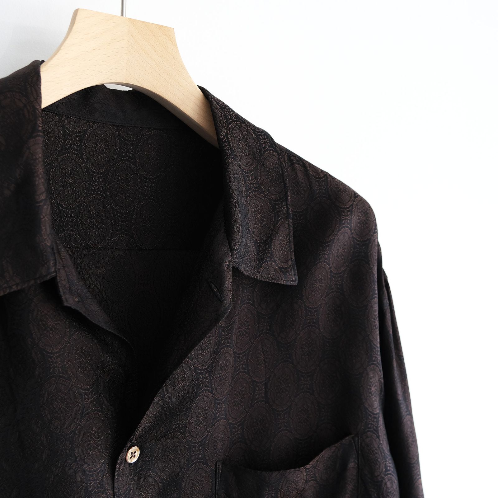 Cupra - Regular Collar L/S Shirts -シャツ-（Brown / ブラウン）