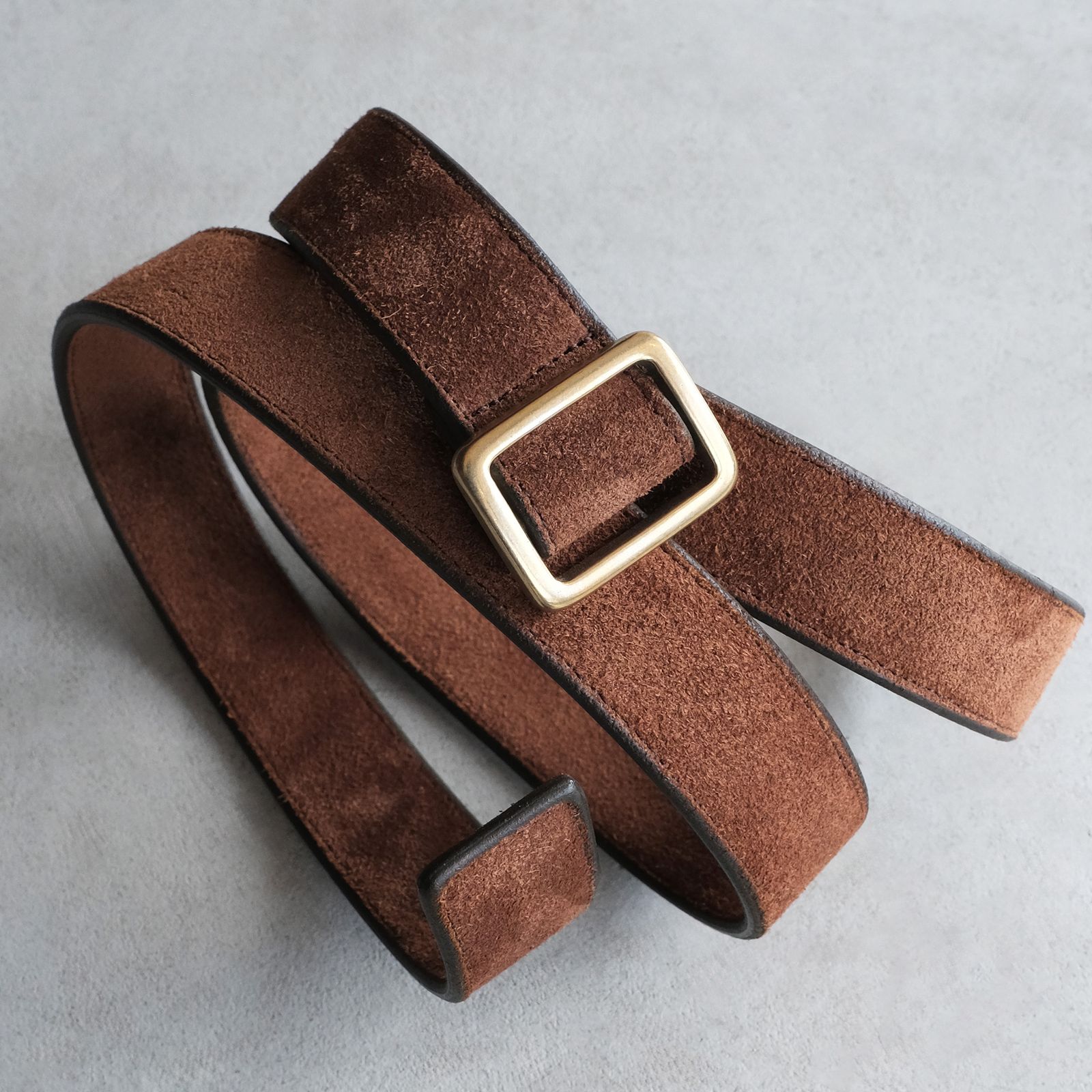 Cowhide Leather Belt -ベルト-（Brown / ブラウン）