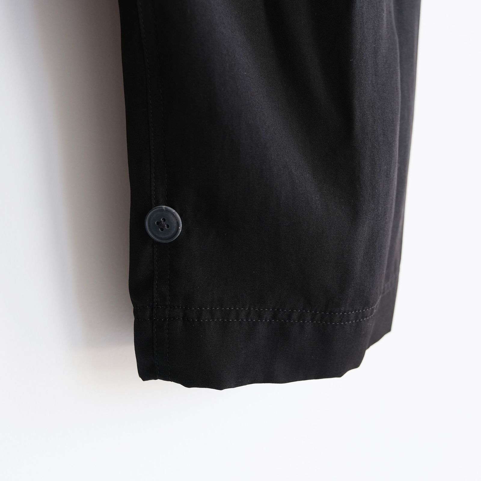 Fibril Silk Tafta Easy Baker Pants -パンツ-（Black / ブラック）