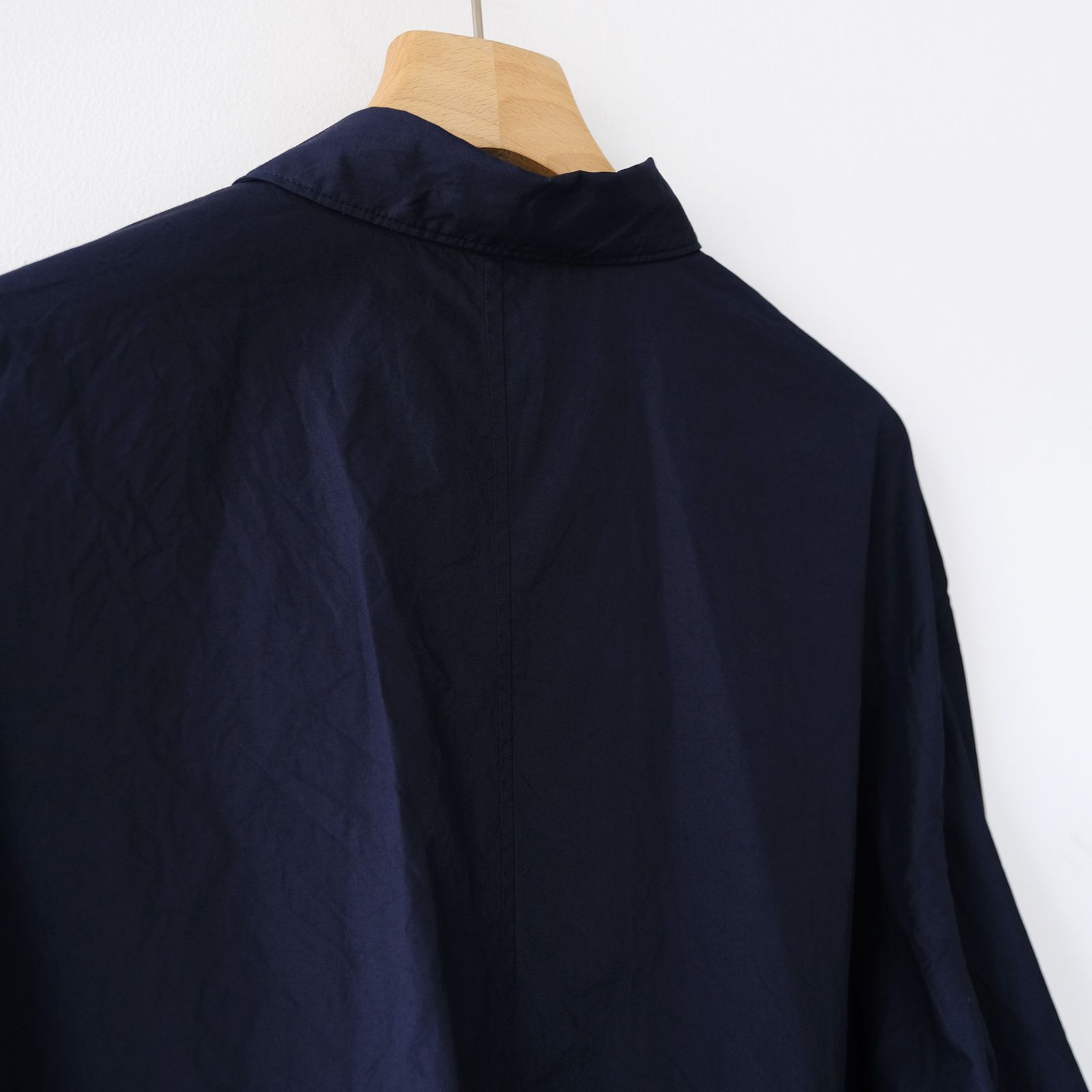 Suvin Broad Washed Shirt -シャツ-（Navy / ネイビー）