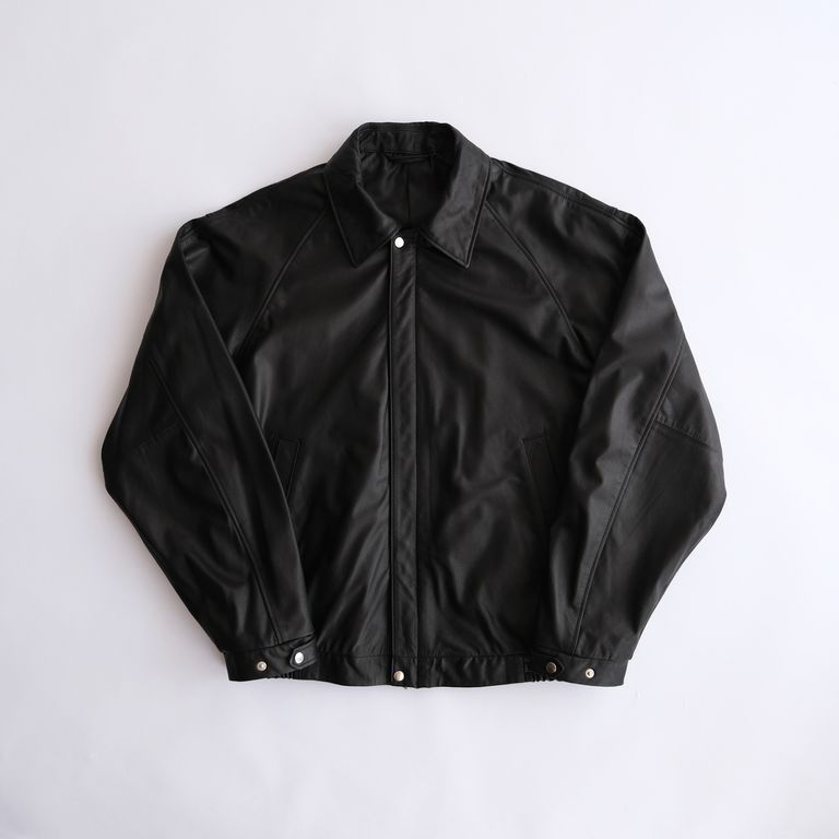 UNIVERSAL PRODUCTS - Leather Bloudon -ブルゾン-（Black / ブラック 