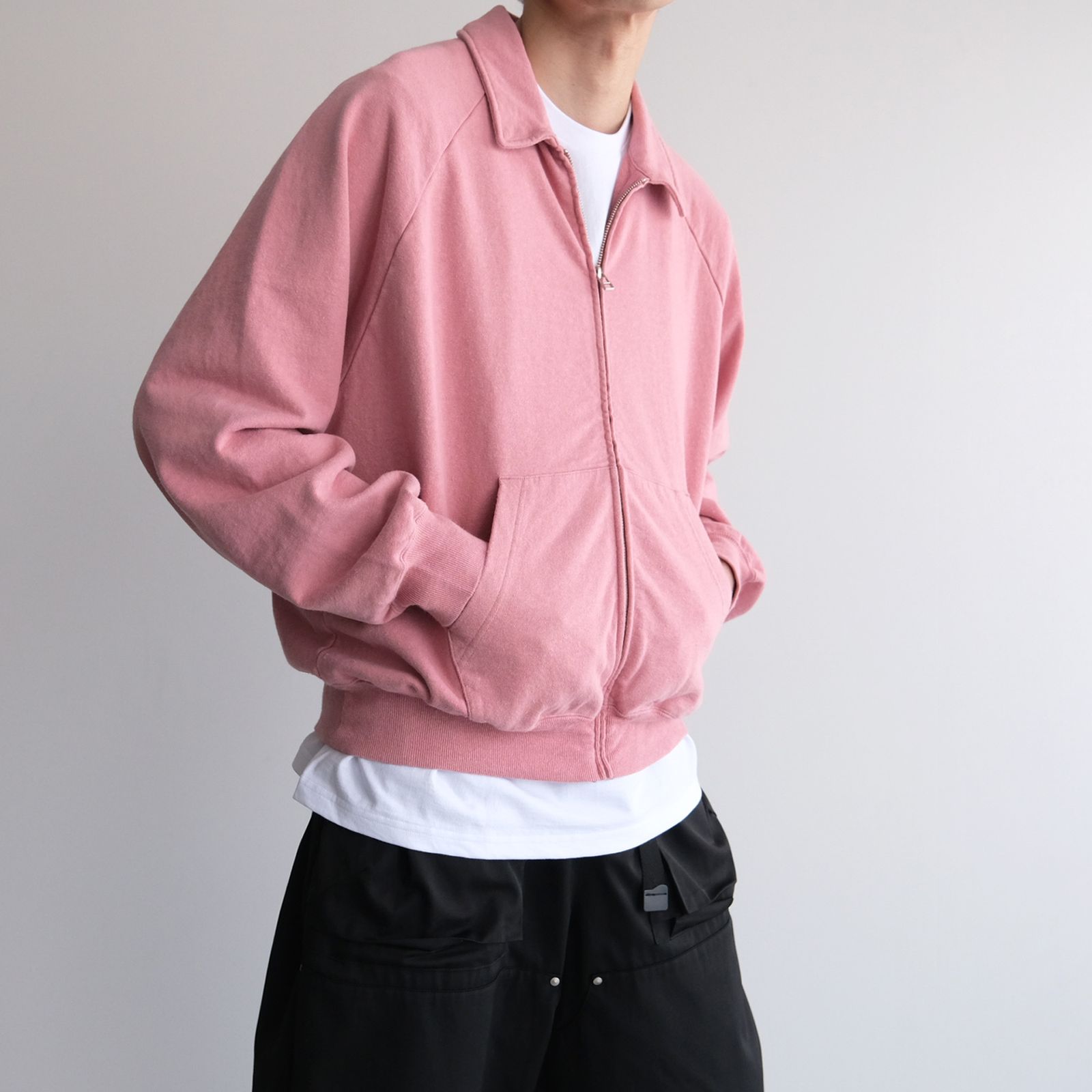 Phatee Hemp Zip Up Sweat -スウェット-（Pink / ピンク）