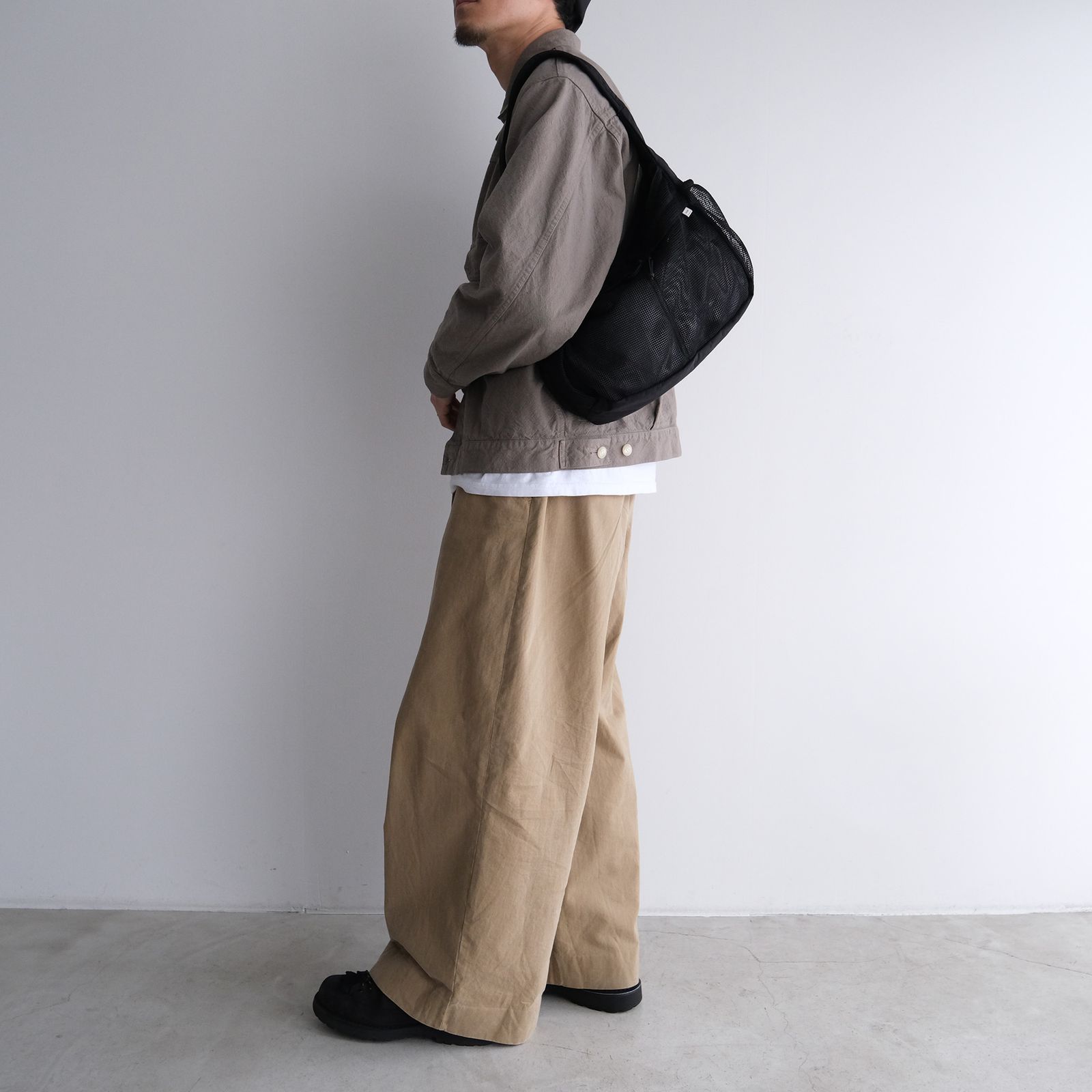 Mesh Shoulder Bag -バッグ-（Black / ブラック）