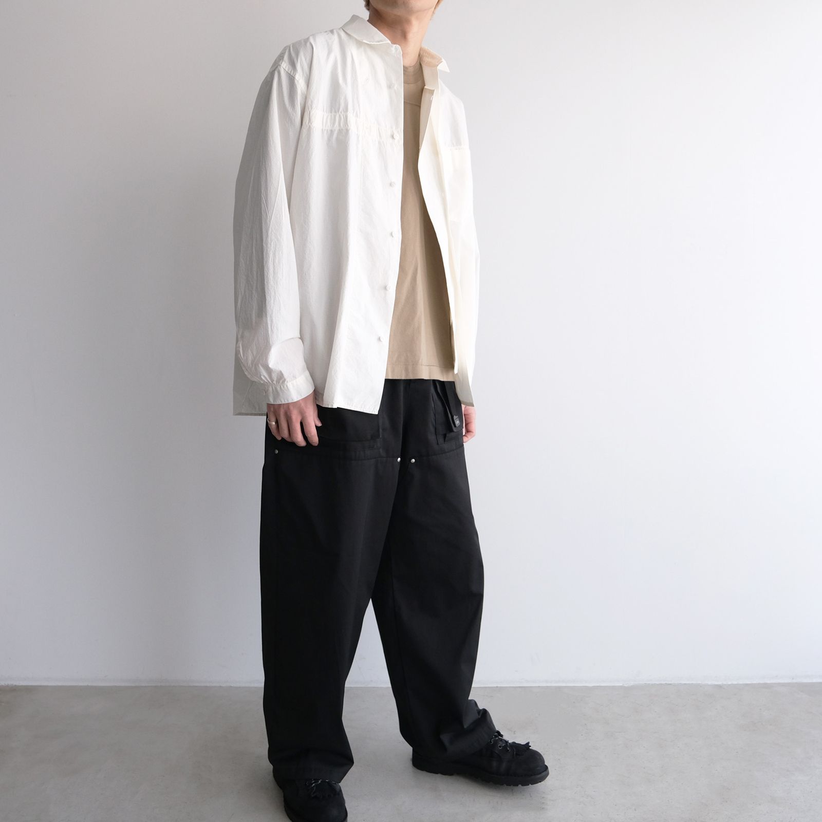 Loose Box Shirt - シャツ -（White / ホワイト）