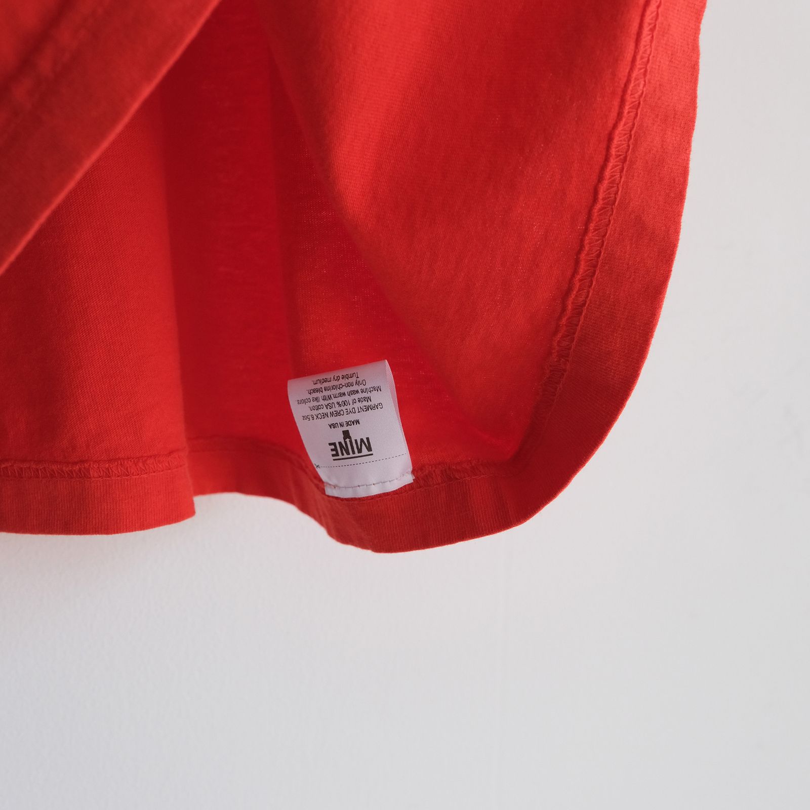 MINE Duct Tape S/S T-Shirt / White Label -Tシャツ-（Orange / オレンジ）