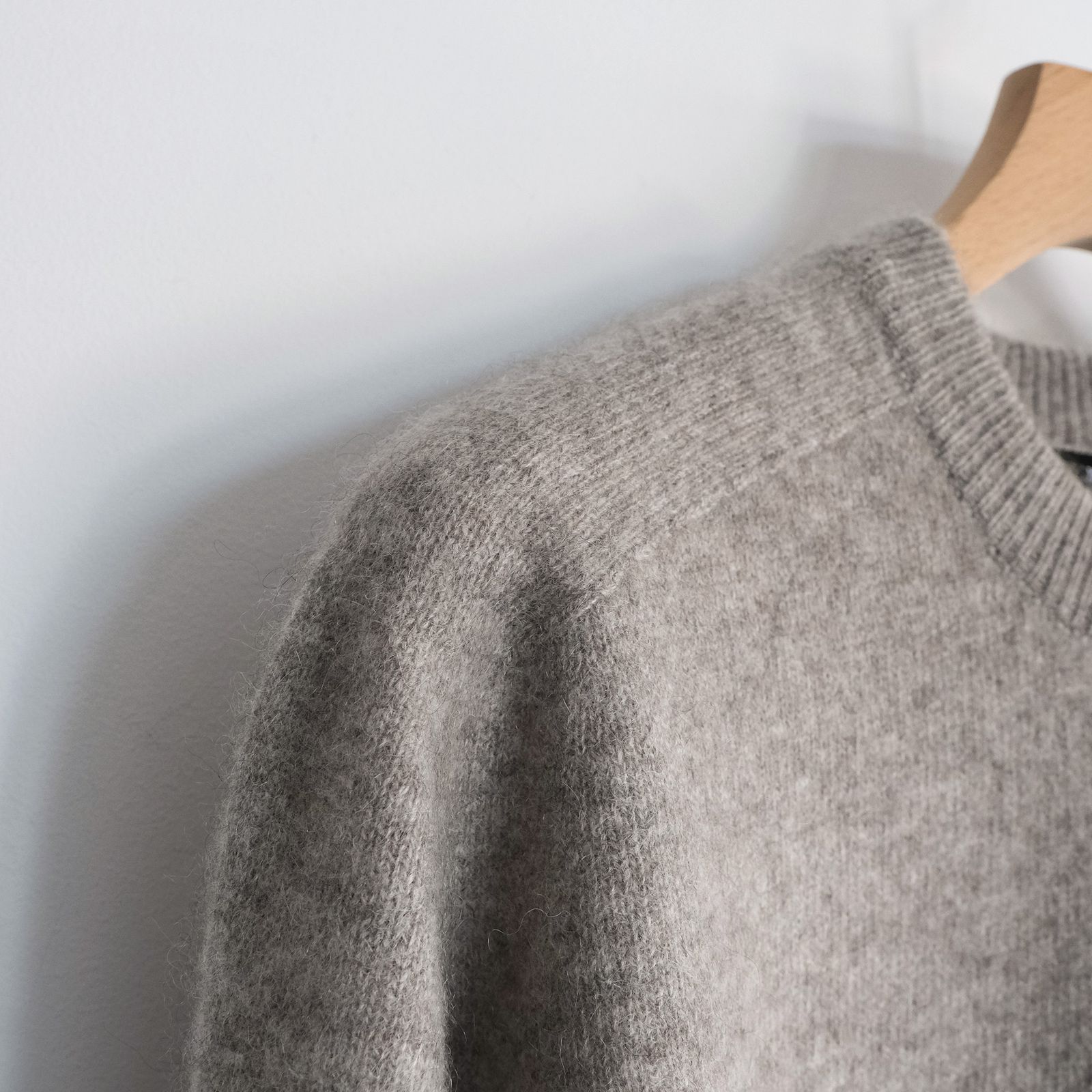 Knit Pullover -ニット-（Ash White / アッシュホワイト）