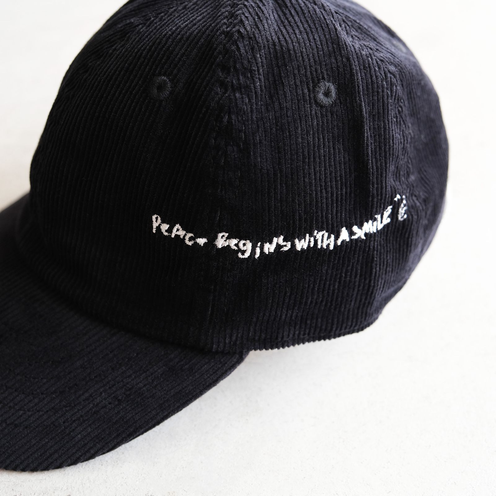 Embroidered Cap -キャップ-（Black / ブラック）