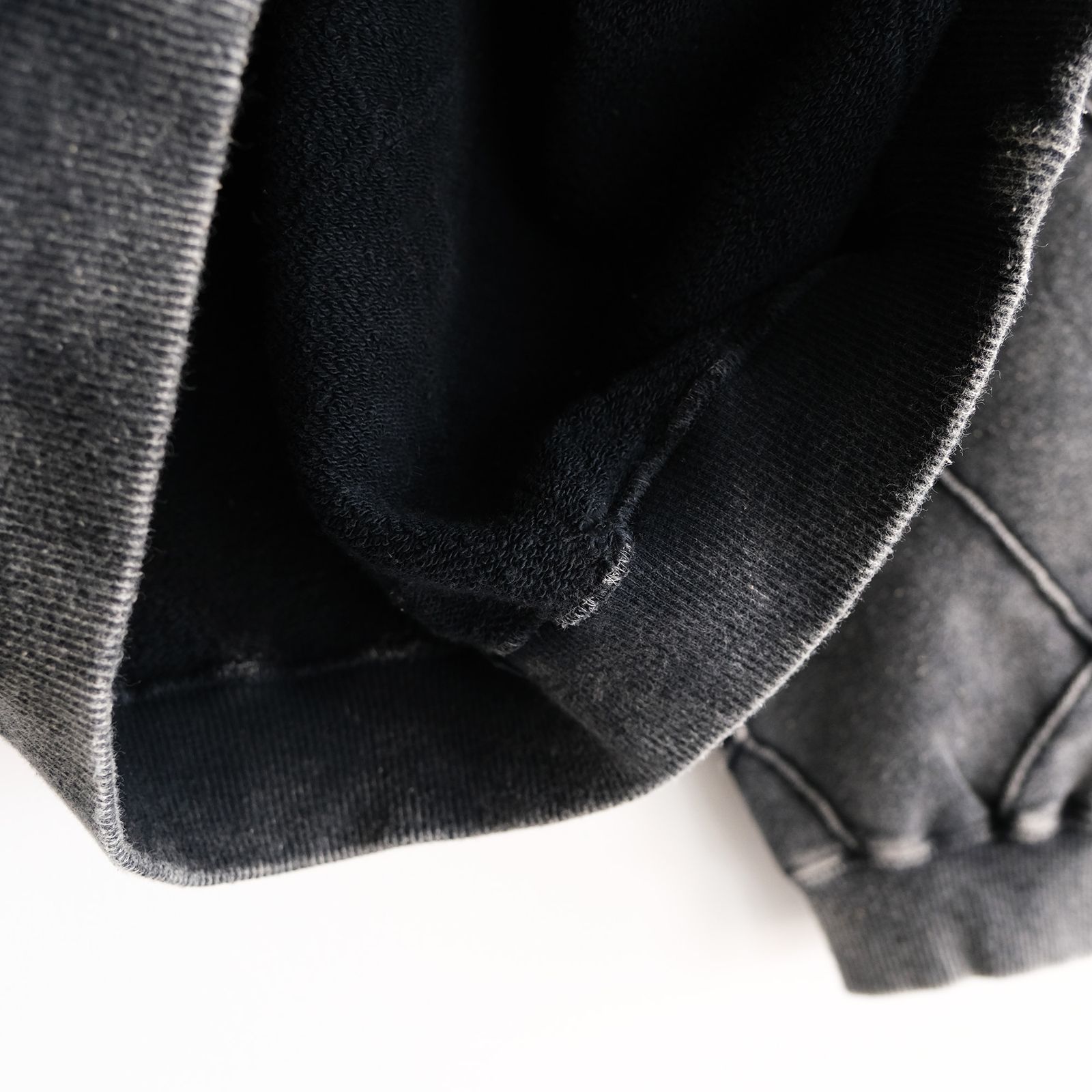 Hand Dye Diamond Twist Sweat -スウェット-（Black / ブラック）