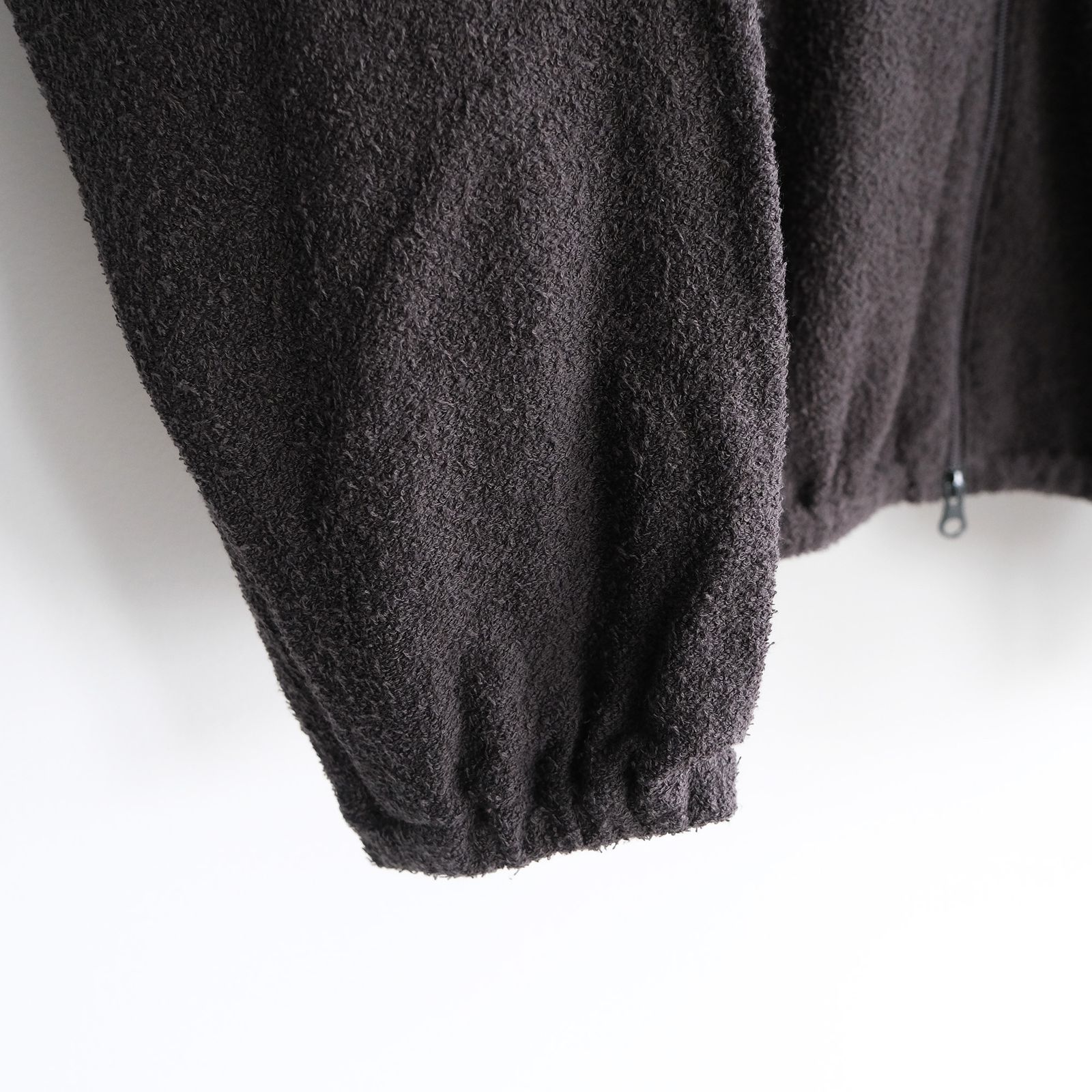 SAUNAS"サ"Towel Cloth Zip Jacket -パジャマ-（Charcoal Gray / チャコールグレー）