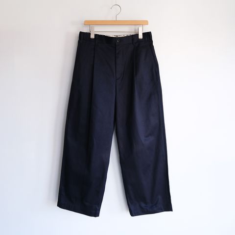 Westpoint Chino Wide Straight Trousers -パンツ-（Navy / ネイビー）