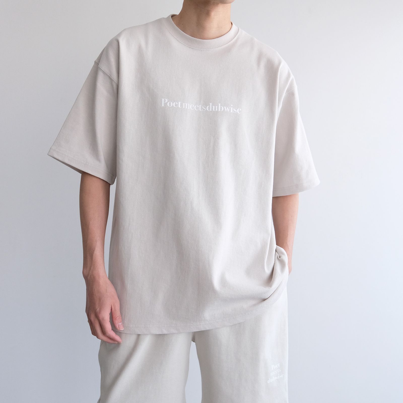 PMD Logo Low Oversized T-Shirt -Tシャツ-（F.Gray / フェードグレー）