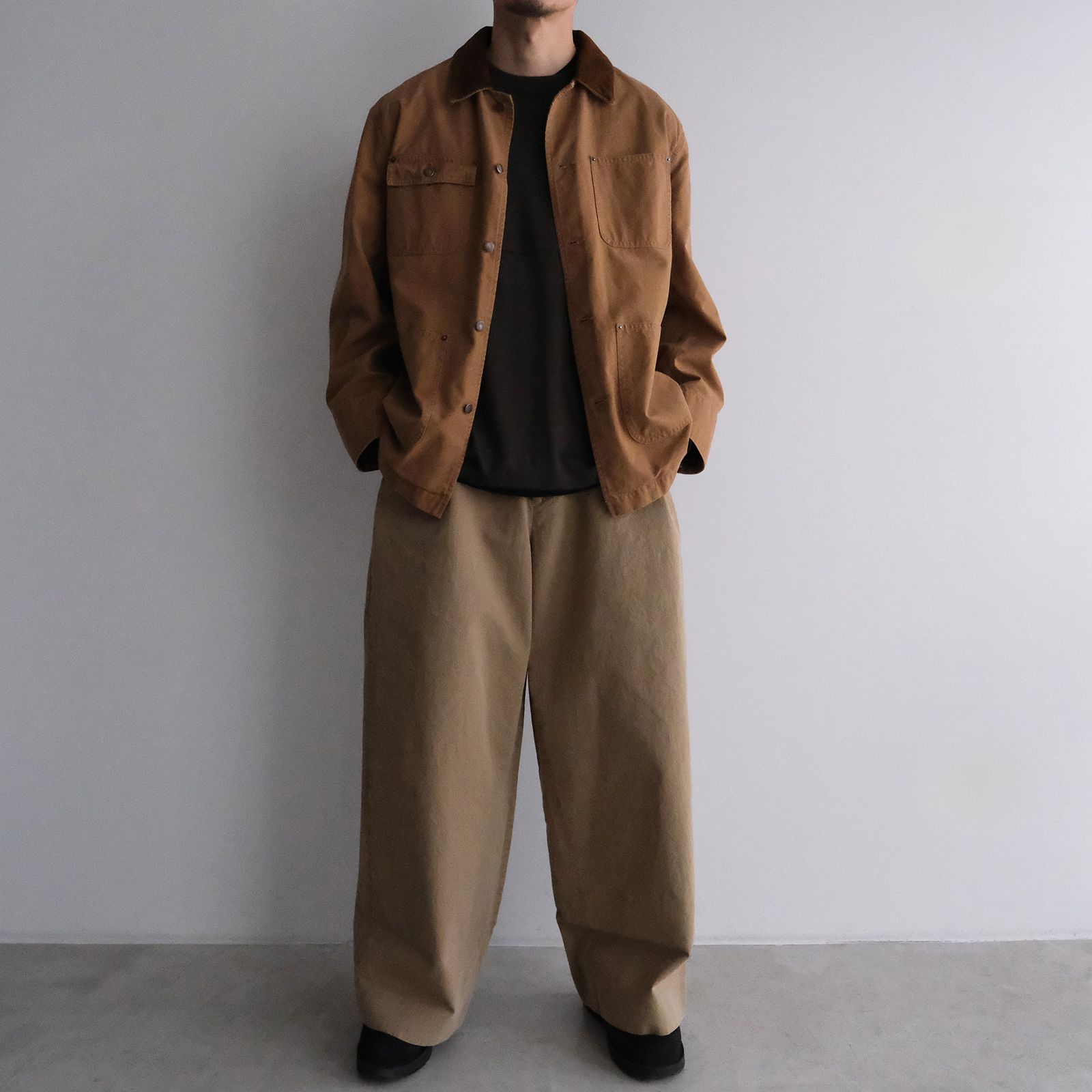 Chino High Waist Pants -パンツ-（Beige Used / ベージュ ユーズド）
