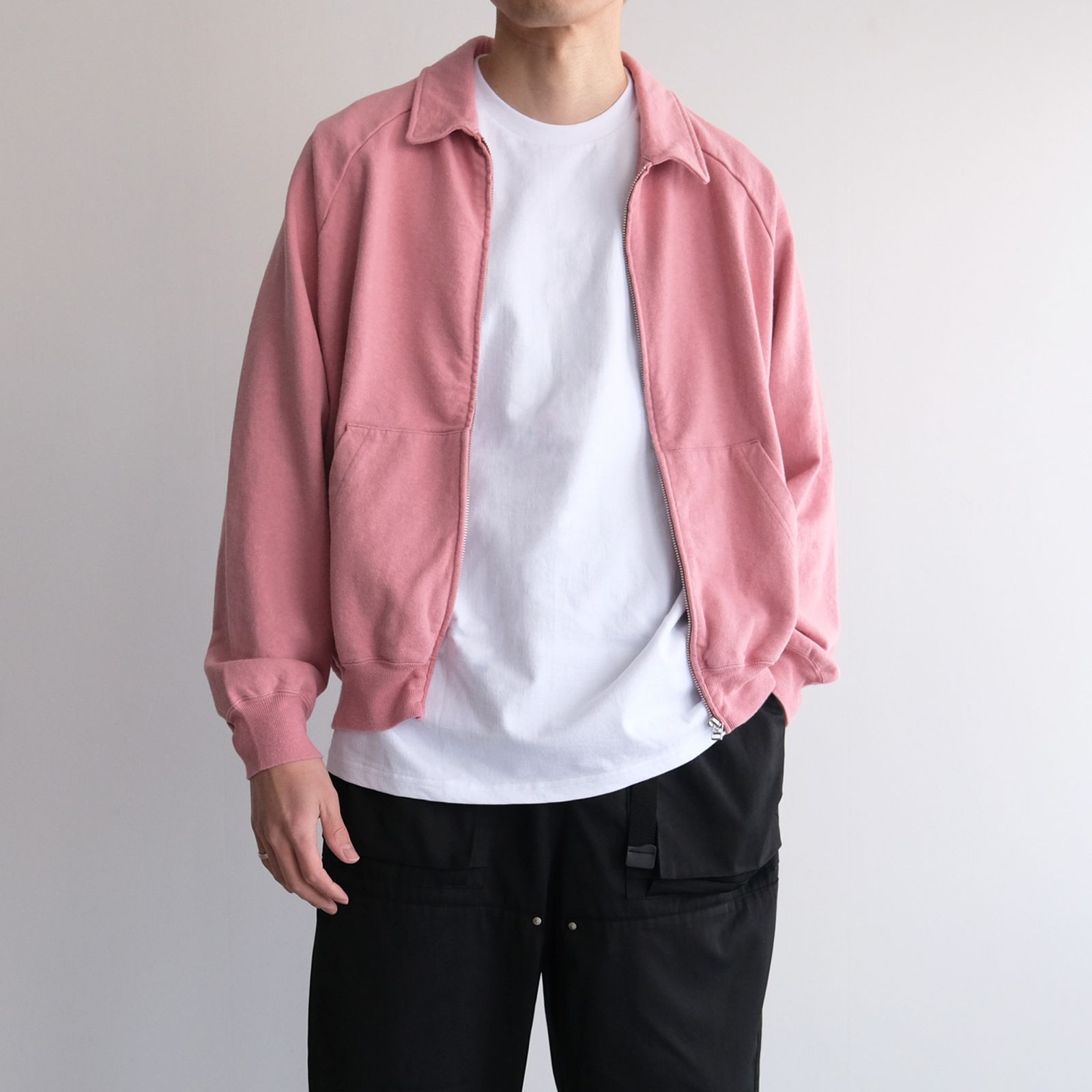 Phatee Hemp Zip Up Sweat -スウェット-（Pink / ピンク）