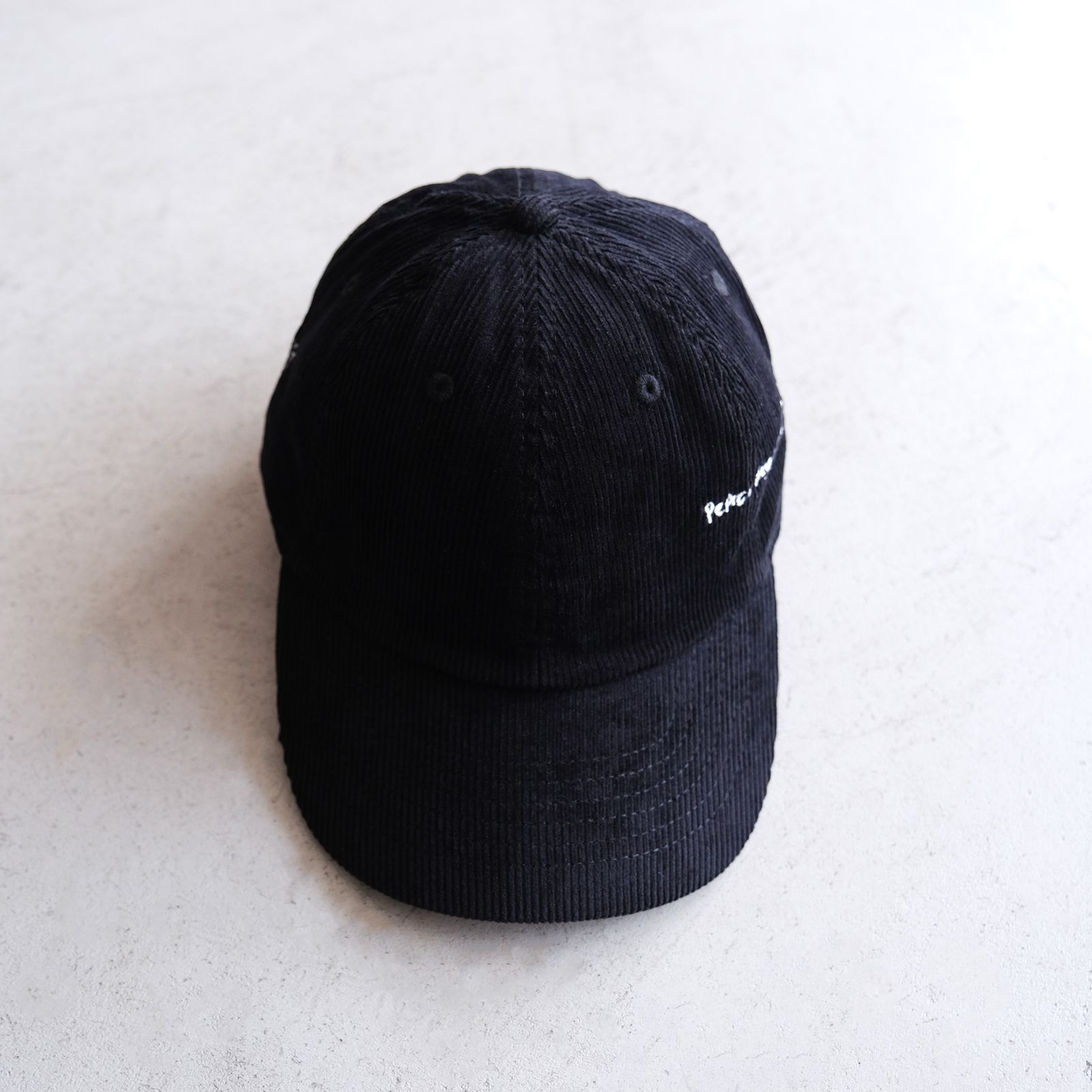 Embroidered Cap -キャップ-（Black / ブラック）