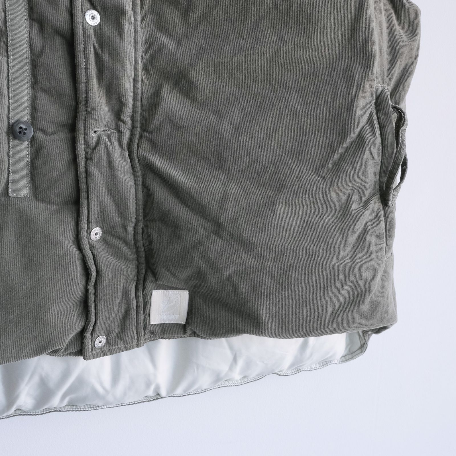 Garment Dyed Down Vest -ダウンベスト-（Gray / グレー）