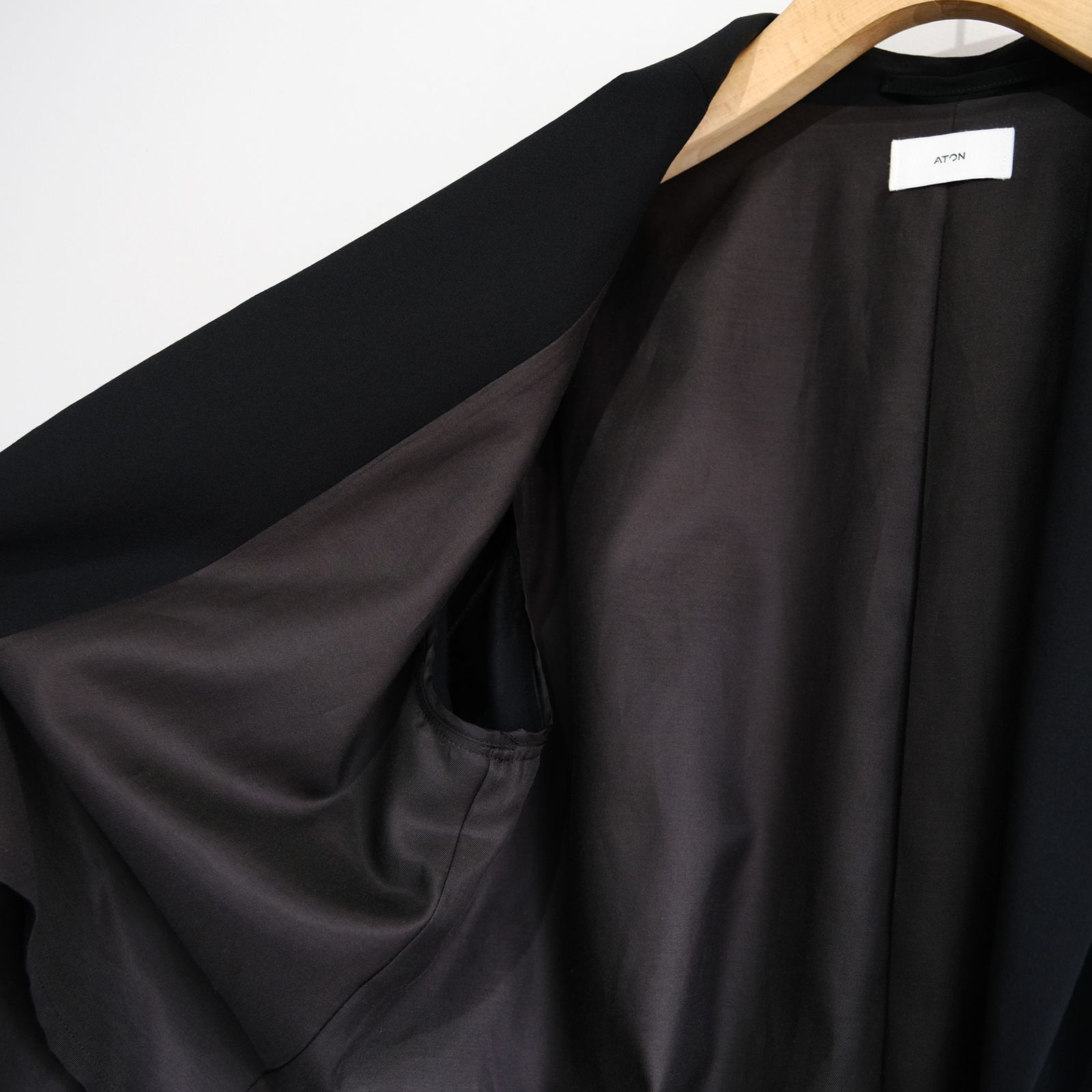 High Twist Wool Tailored Jacket -テーラードジャケット-（Black / ブラック）