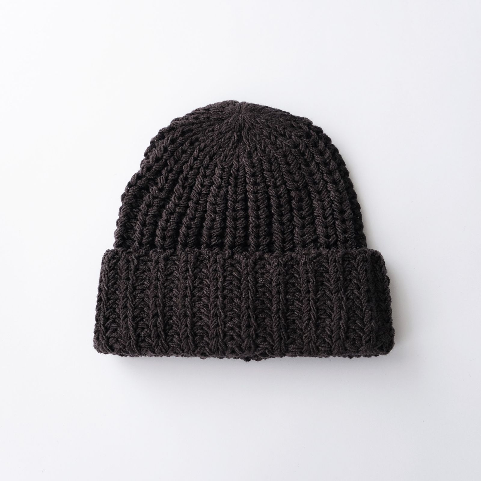 Big Knit -ニットキャップ-（Brown /ブラウン）