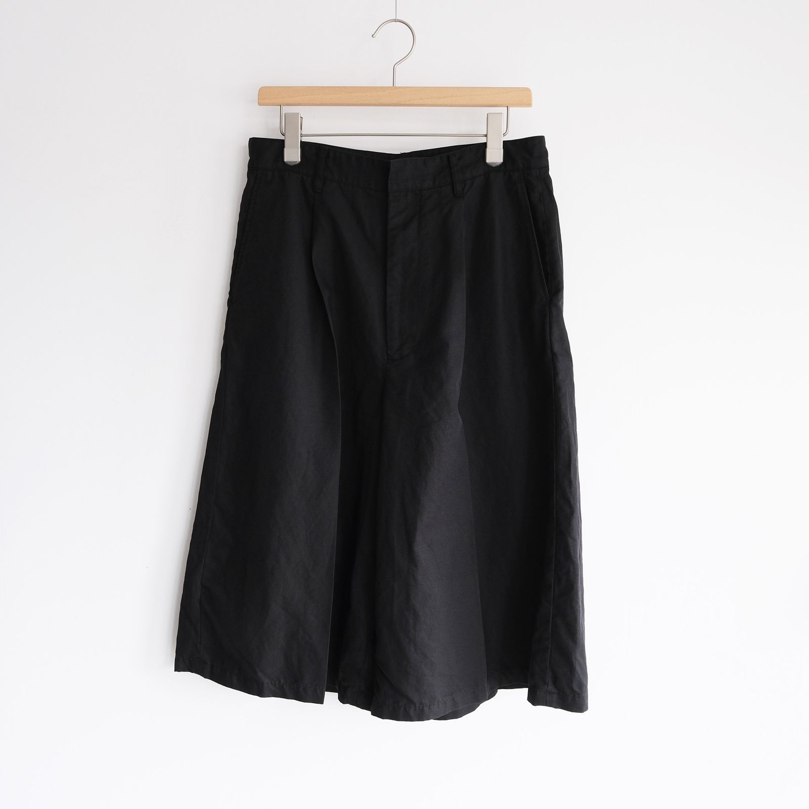 Cotton Washer Half Pants -ショーツ-（Black / ブラック）