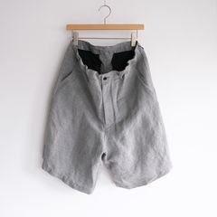 Linen Cupro Hopsack Military Shorts -ショーツ-（Gray / グレー）GM261-40378