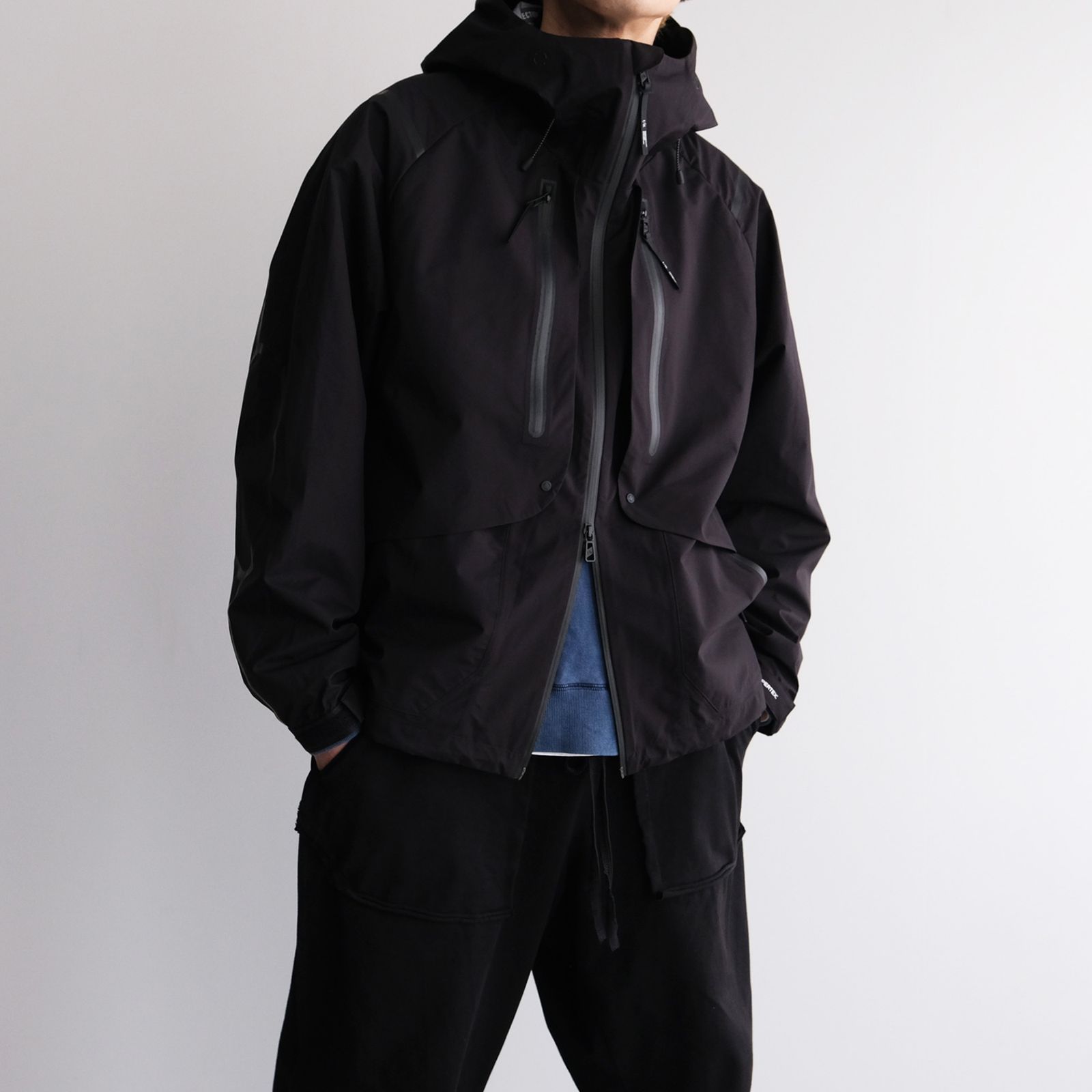 collection PRIVEE? コレクションプリヴェ　フードアノラック黒F AUTUMN / WINTER 2018-19 | Yohji Yamamoto (ヨウジヤマモト