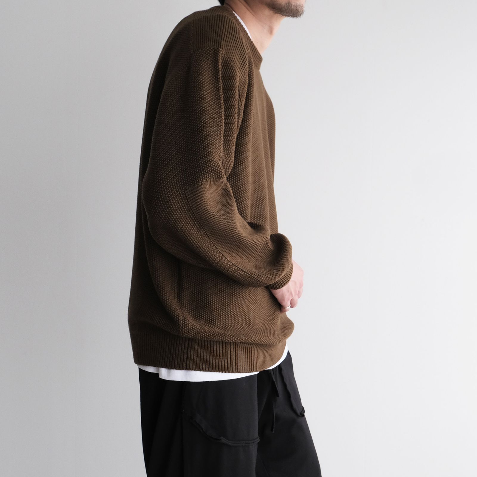 Soft Wool Command Sweather -ニット-（Brown / ブラウン）GU263-80600