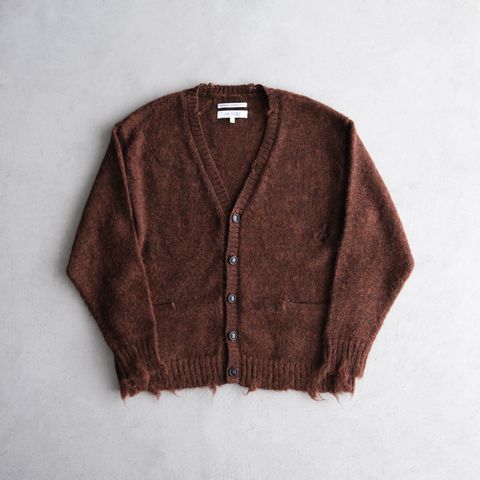Distressed Knit Cardigan -カーディガン-（Brown / ブラウン）