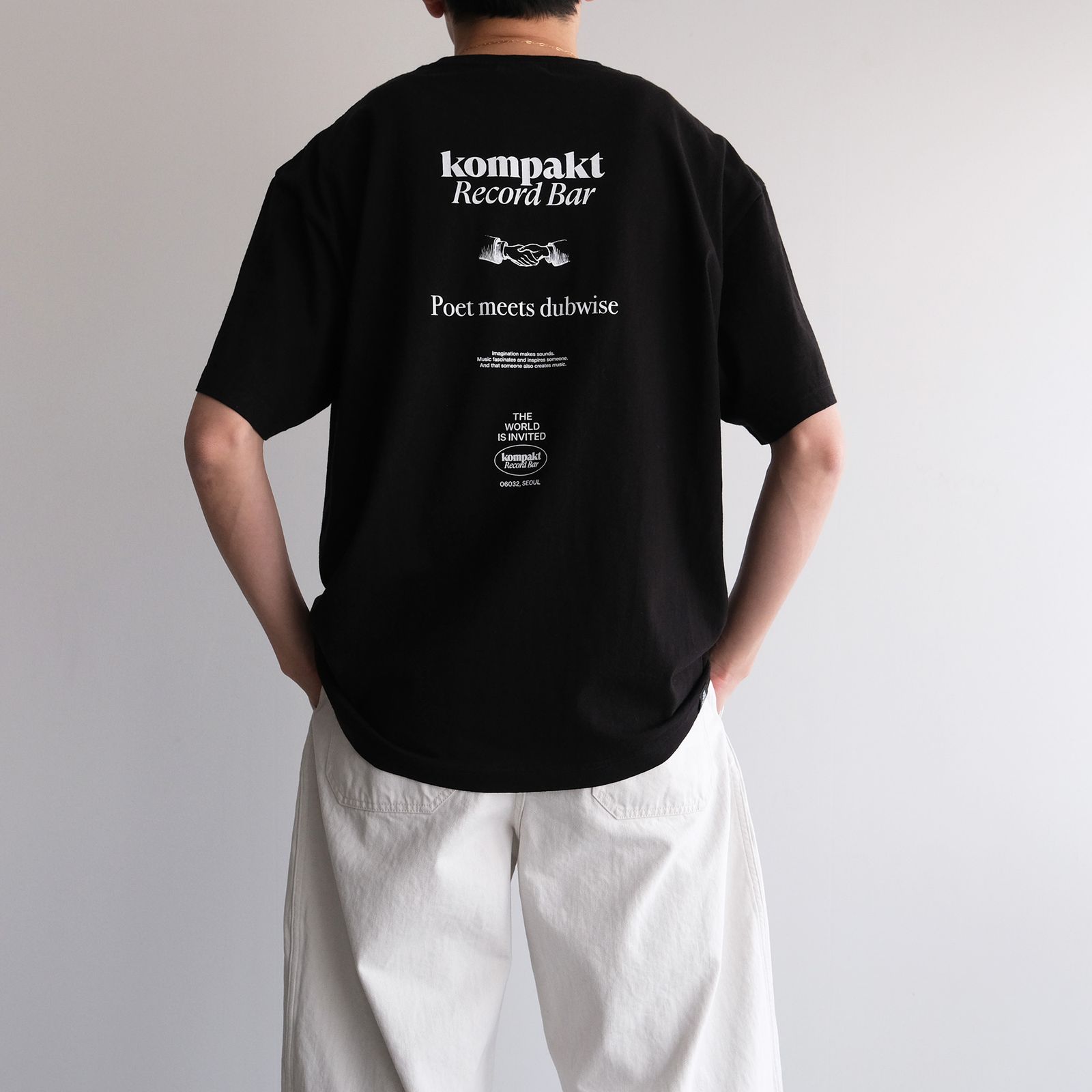 Kompakt Record Bar + PMD Loosefit T-Shirt -Tシャツ-（Black / ブラック）