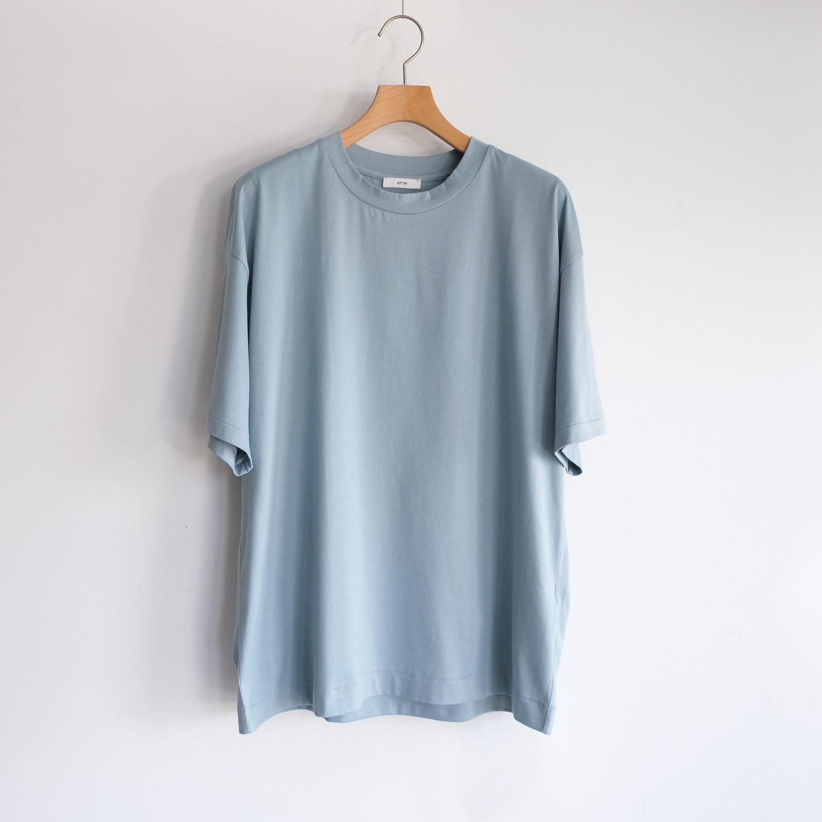 Suvin 60/2 Oversized T-Shirt -Tシャツ-（Sax / サックス）