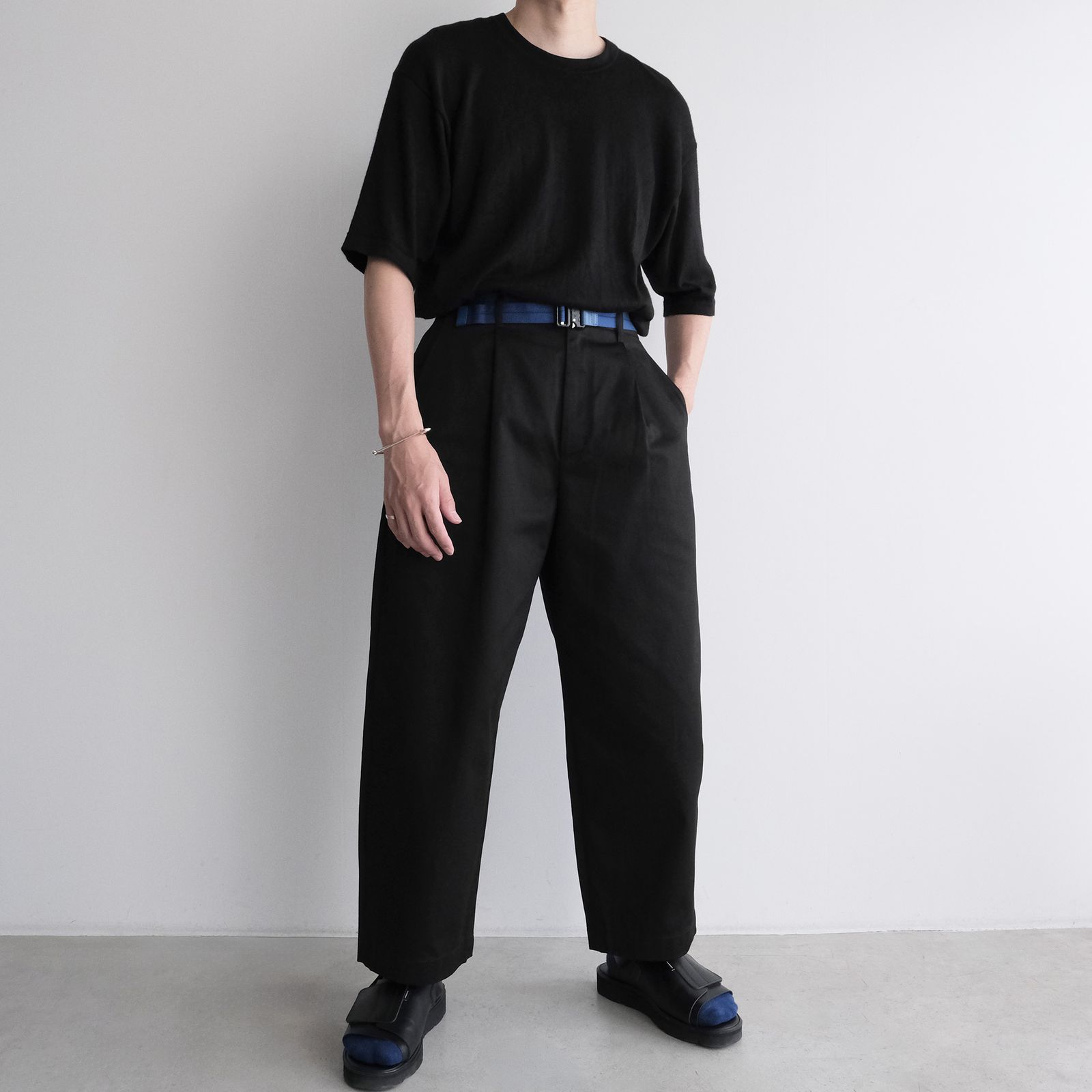 Westpoint Chino Wide Tapered Trousers -パンツ-（Black / ブラック）GM263-40166B