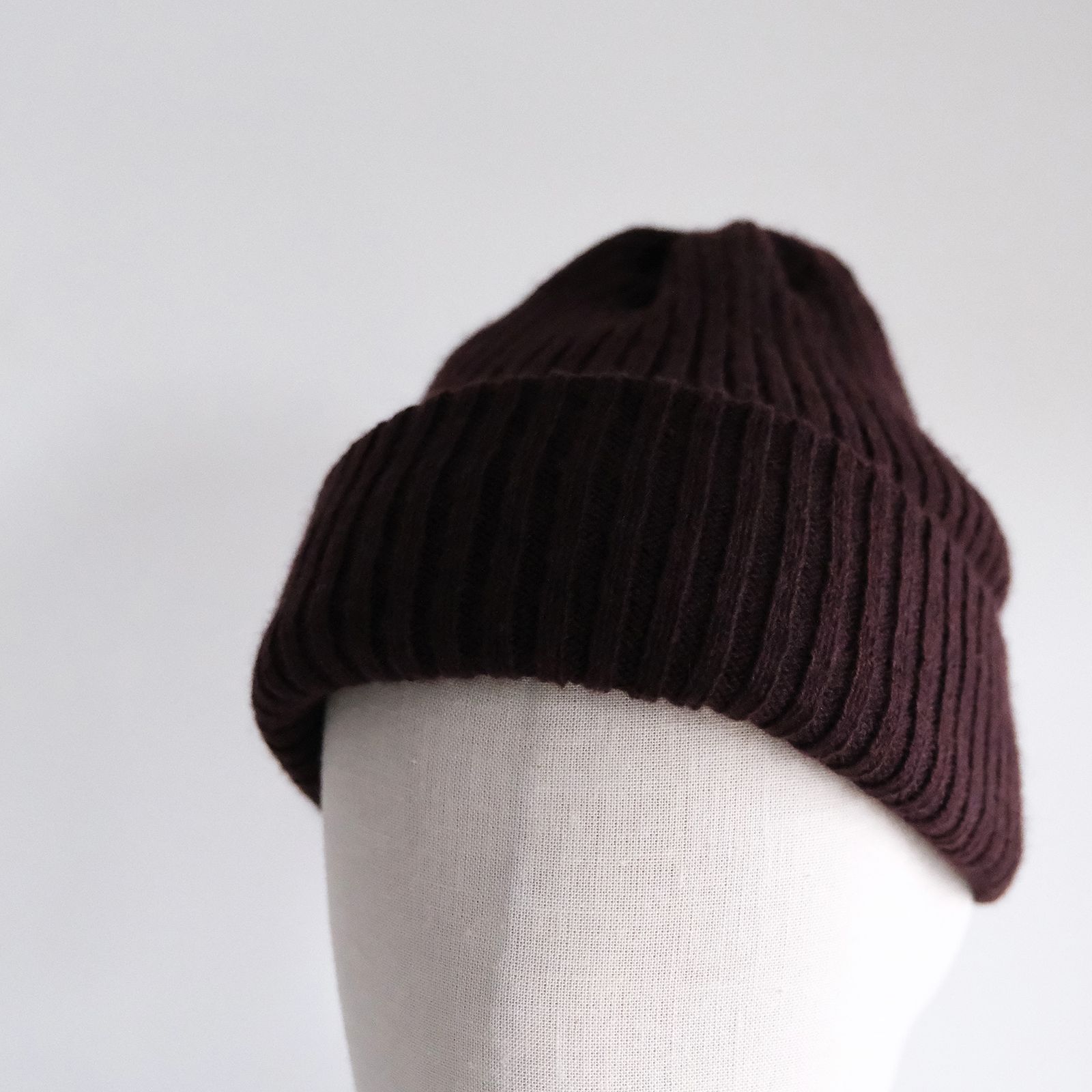 Cashmere Knit -ニットキャップ-（Wine Brown / ワインブラウン）