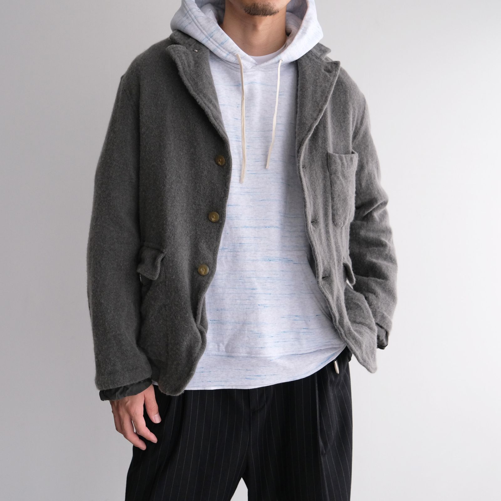 Sweat Parka -パーカー-（I.Gray / I.グレー）