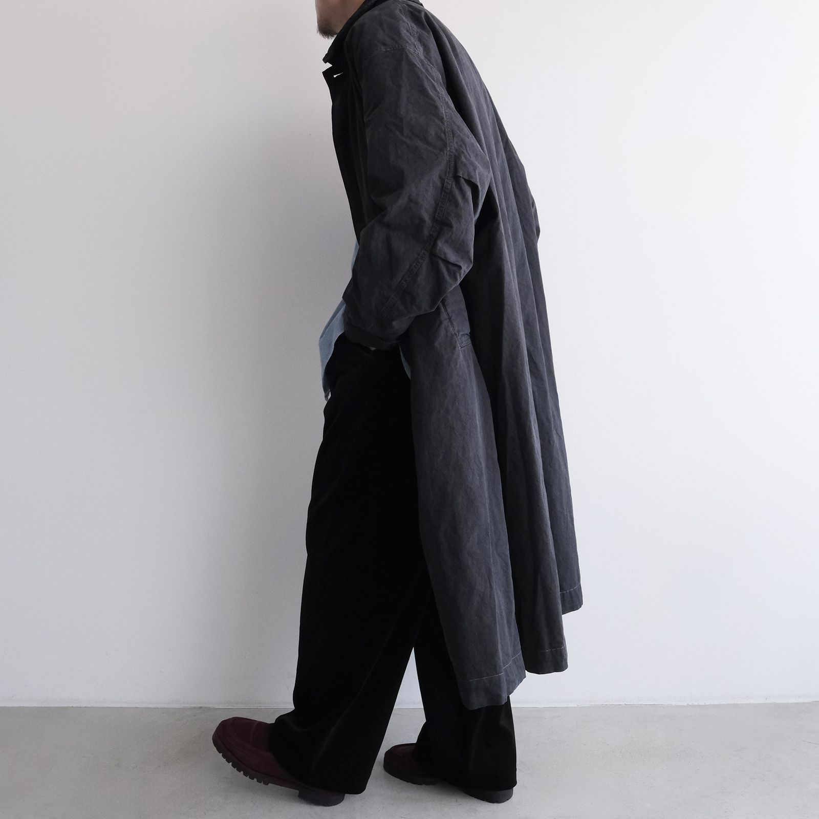 Long Over Coat -コート-（Dark Navy / ダークネイビー）
