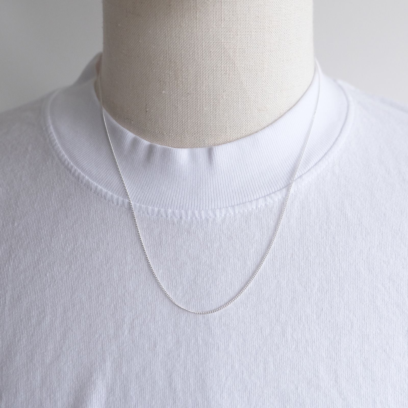 Curb Chain Silver925 -ネックレス-（Silver / シルバー）