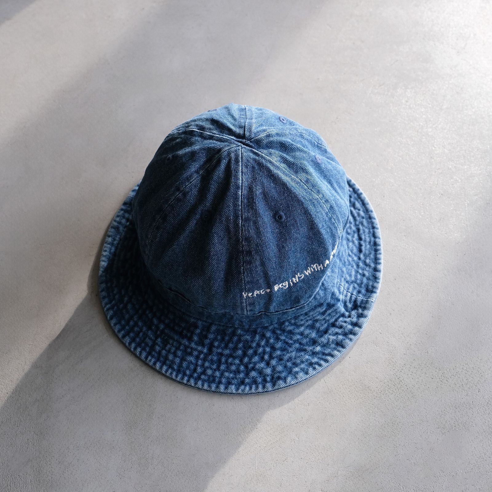 Embroidered Metro Hat -ハット-（Blue / ブルー）
