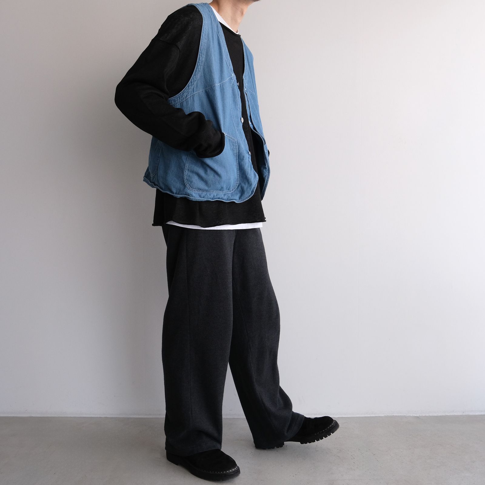 Denim Hunting Vest -ベスト-（L.Blue / ライトブルー）