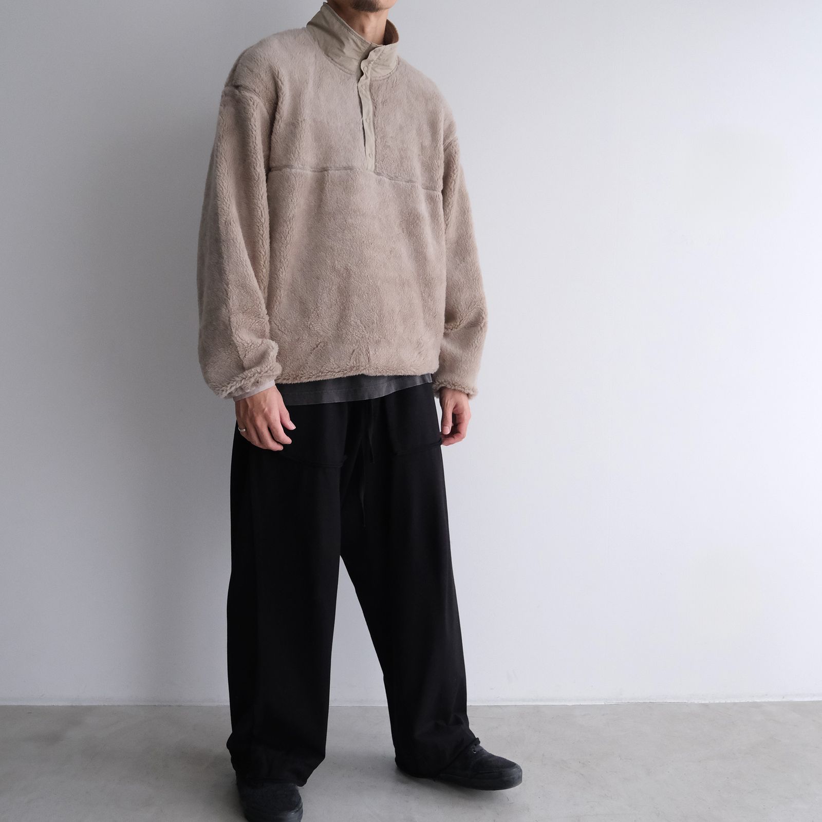 Wool Boa Pullover -ジャケット-（Grege / グレージュ）