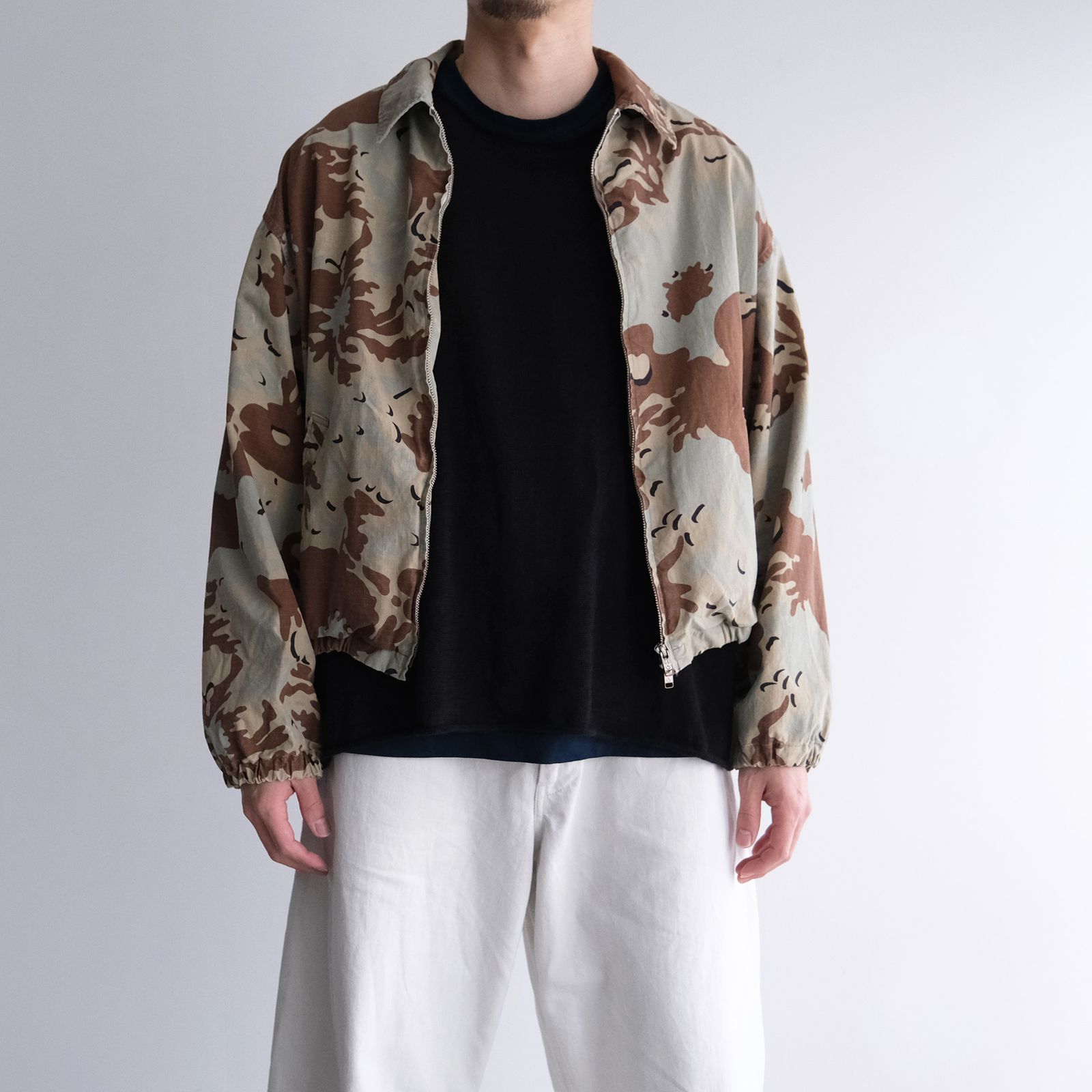 Camo Flower Blouson -ジャケット-（Beige / ベージュ）