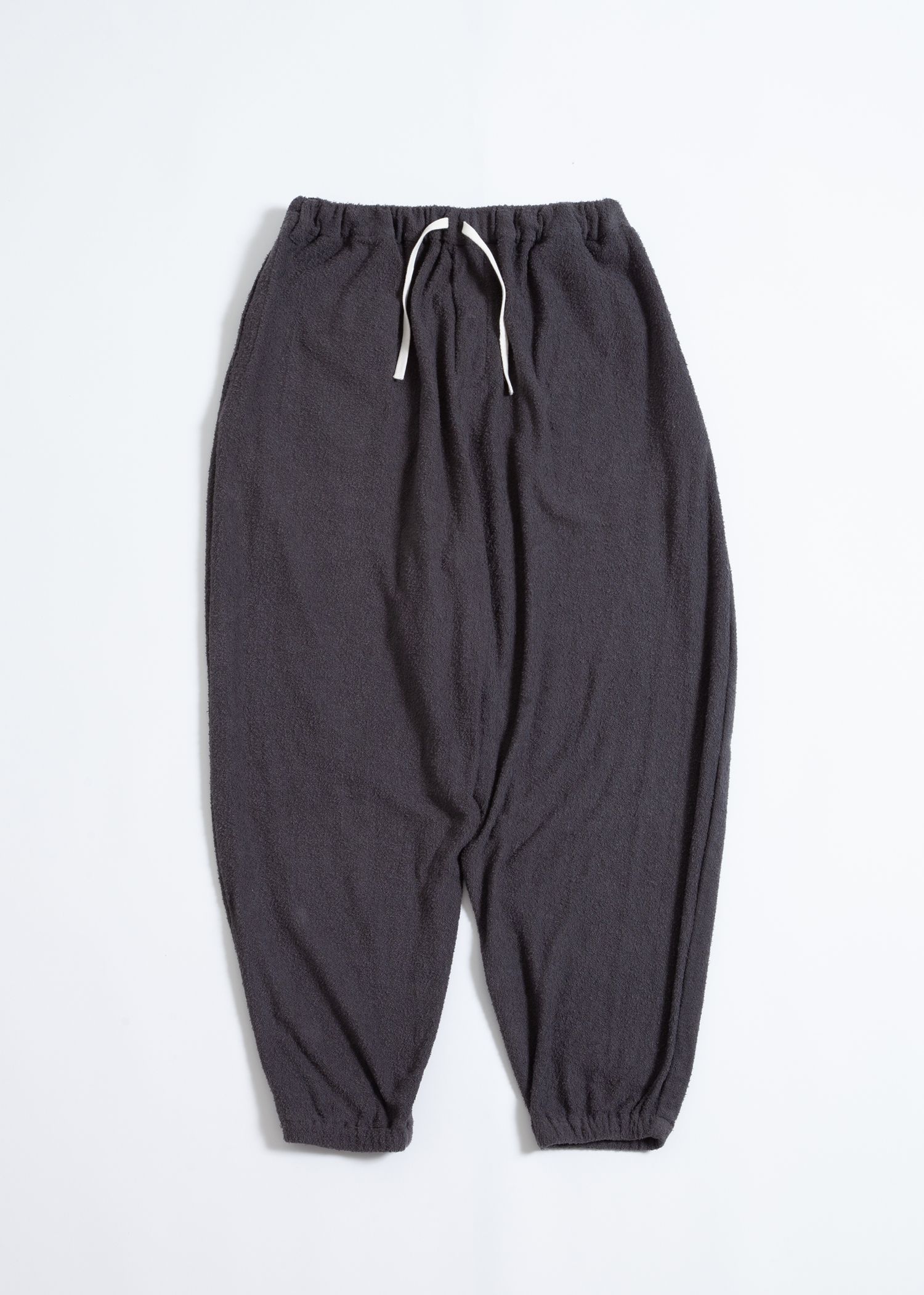 SAUNAS"サ"Towel Cloth Wide Easy Pants -パジャマ-（Charcoal Gray / チャコールグレー）